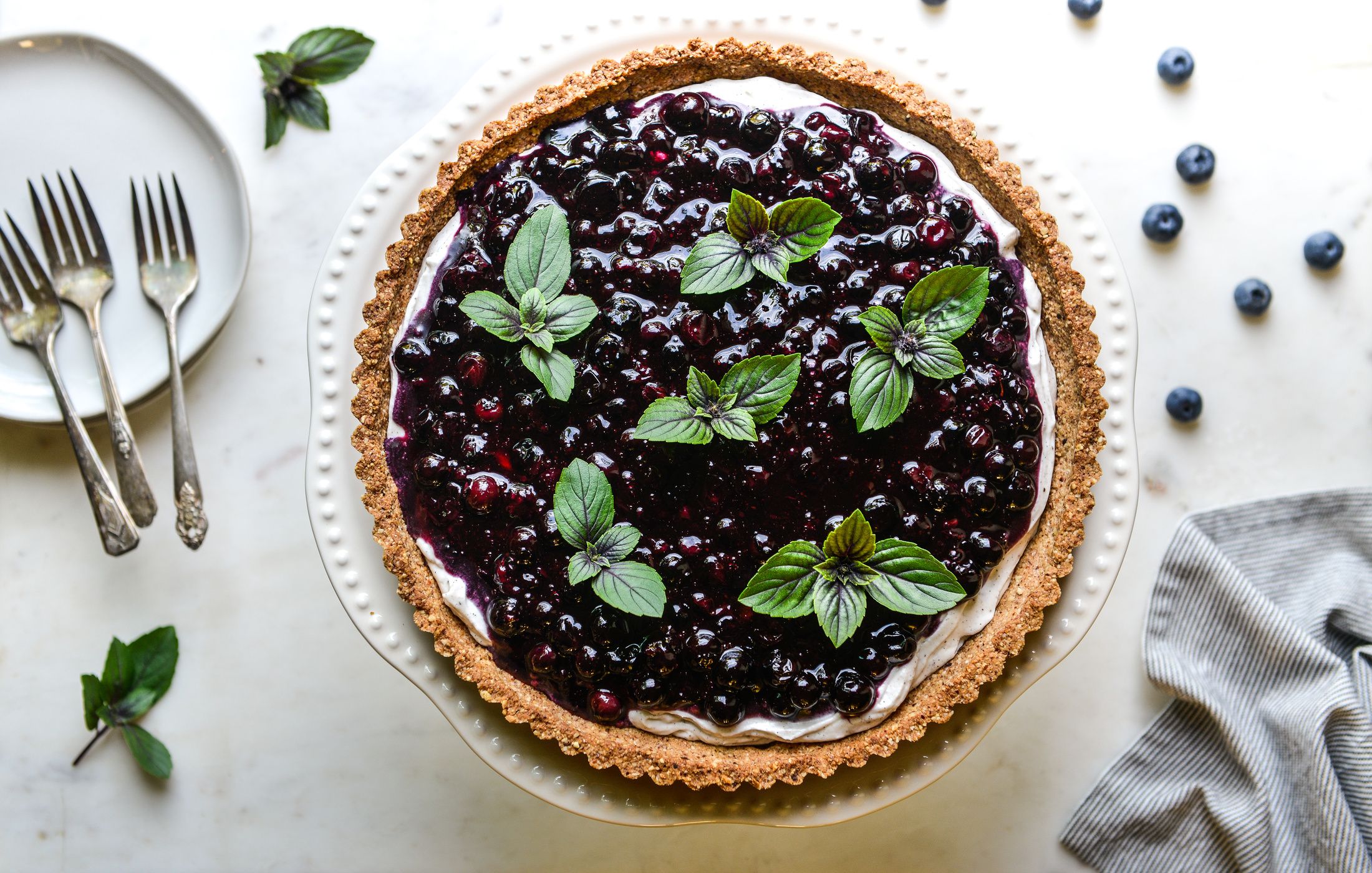 BLUEBERRY-BASIL TART HAZELNUT-OAT CRUST-VEGAN-33