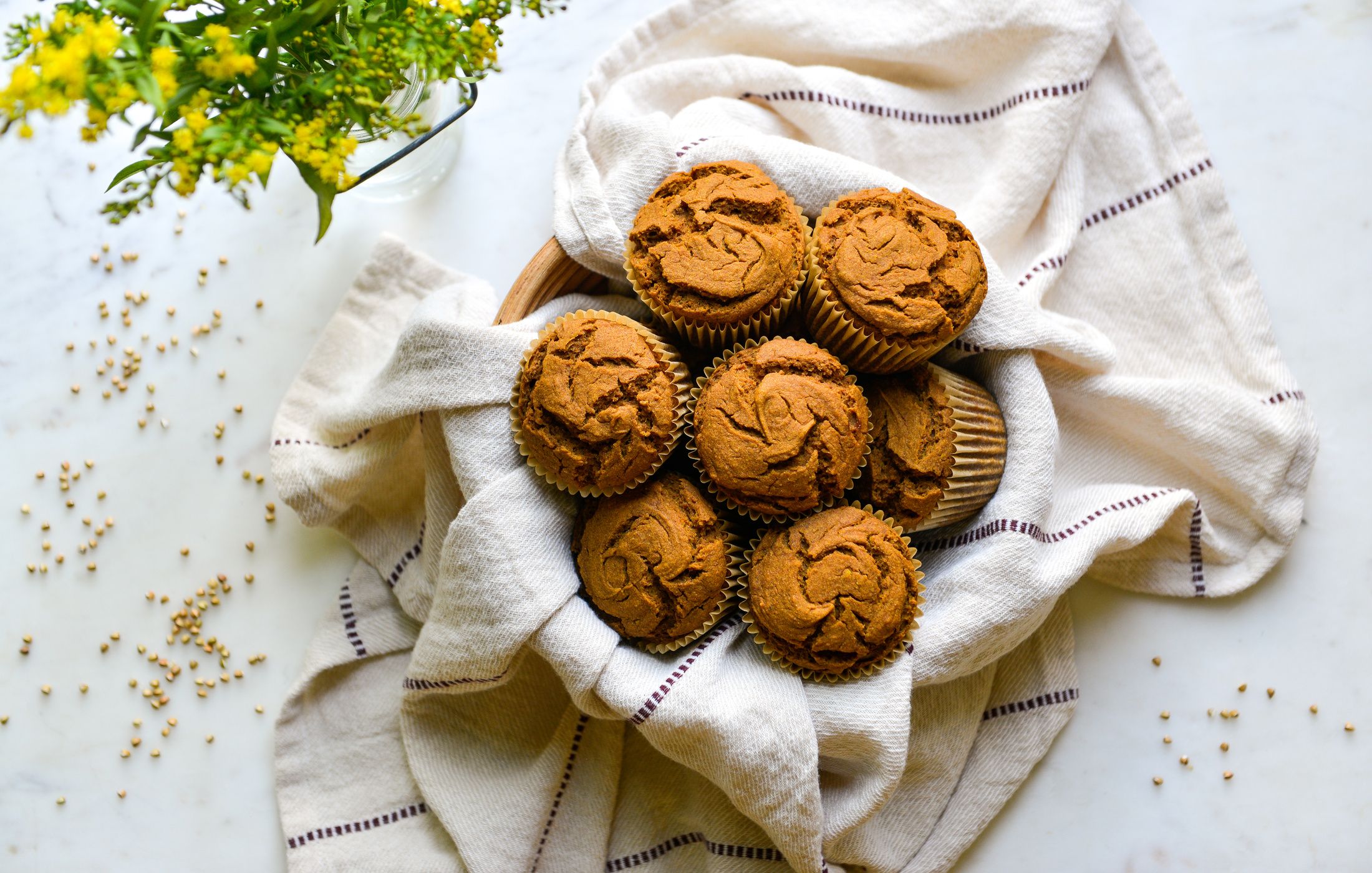 BUCKWHEAT PUMPKIN MUFFINS GLUTEN-FREE VEGAN-1