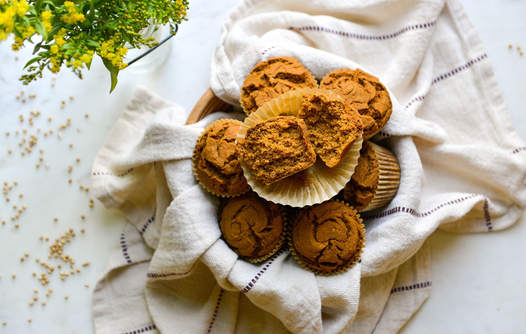 BUCKWHEAT PUMPKIN MUFFINS GLUTEN-FREE VEGAN-2