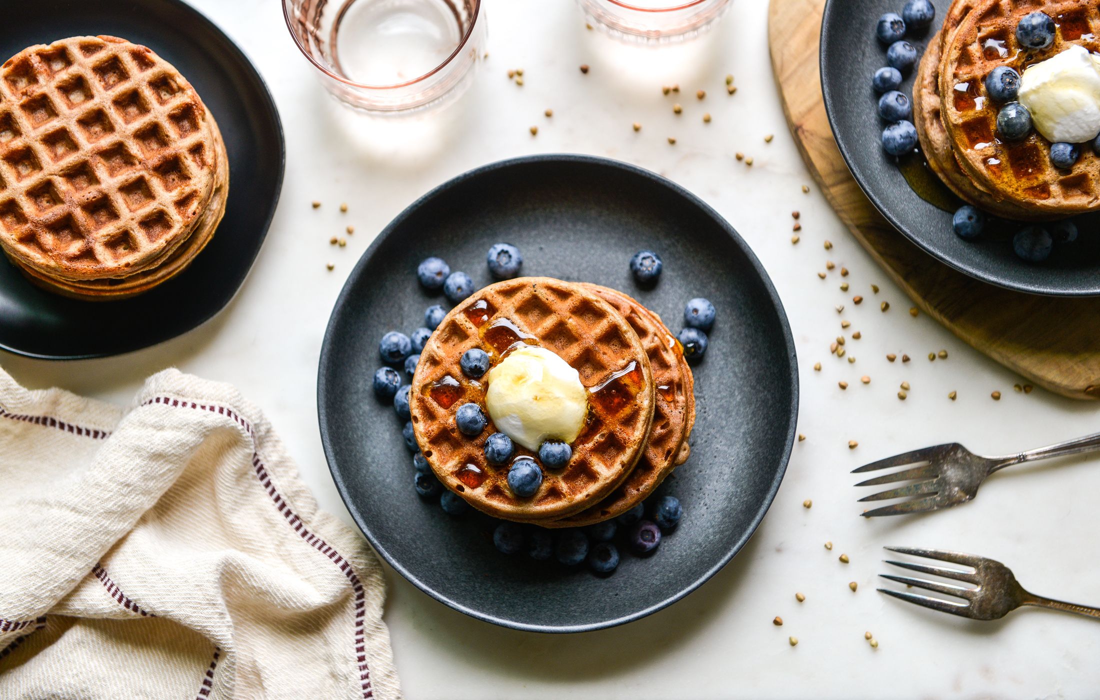 BUCKWHEAT WAFFLES EGG-FREE NUT-FREE GLUTEN-FREE VEGAN-2