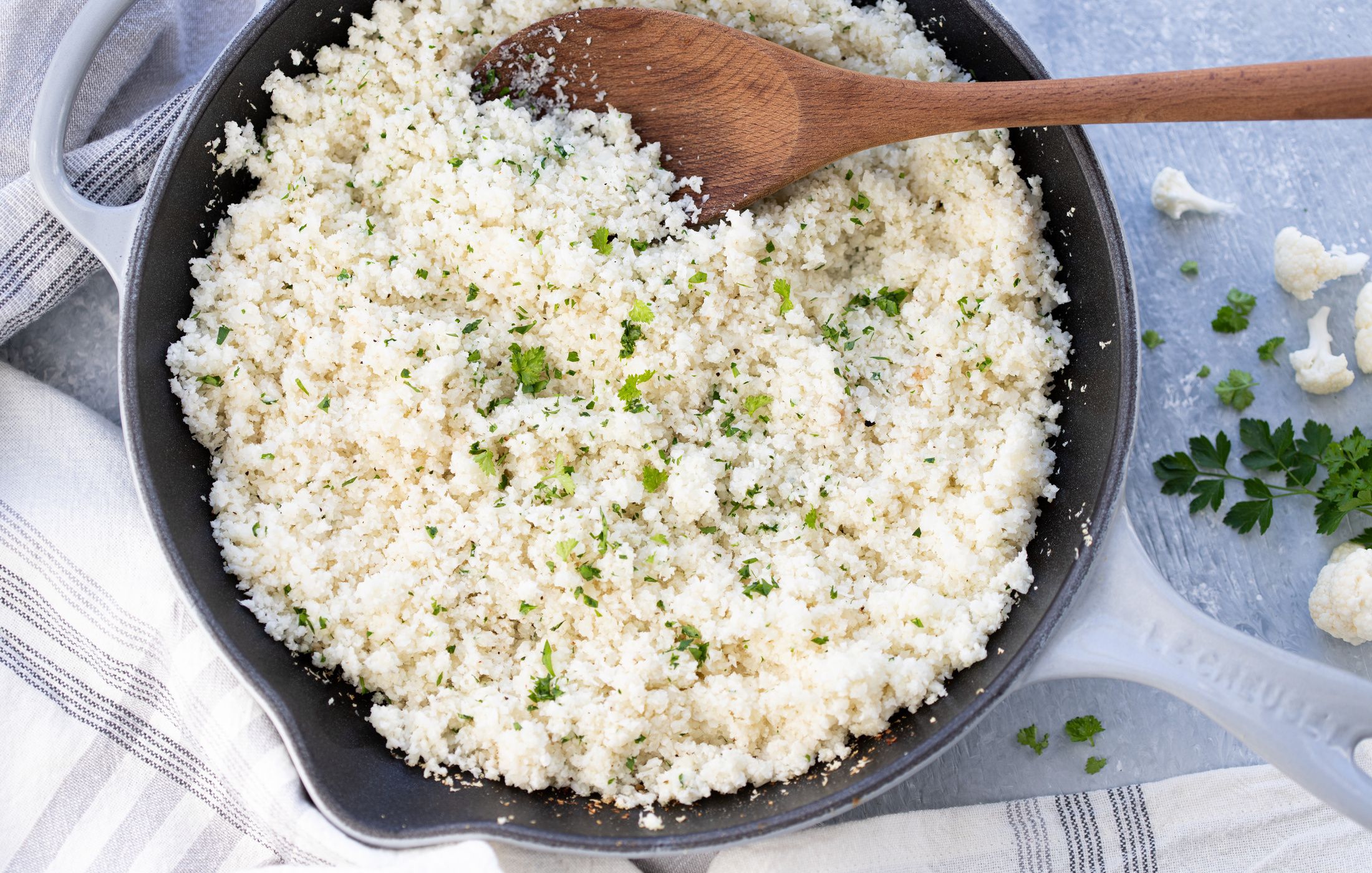 Basic Riced Cauliflower