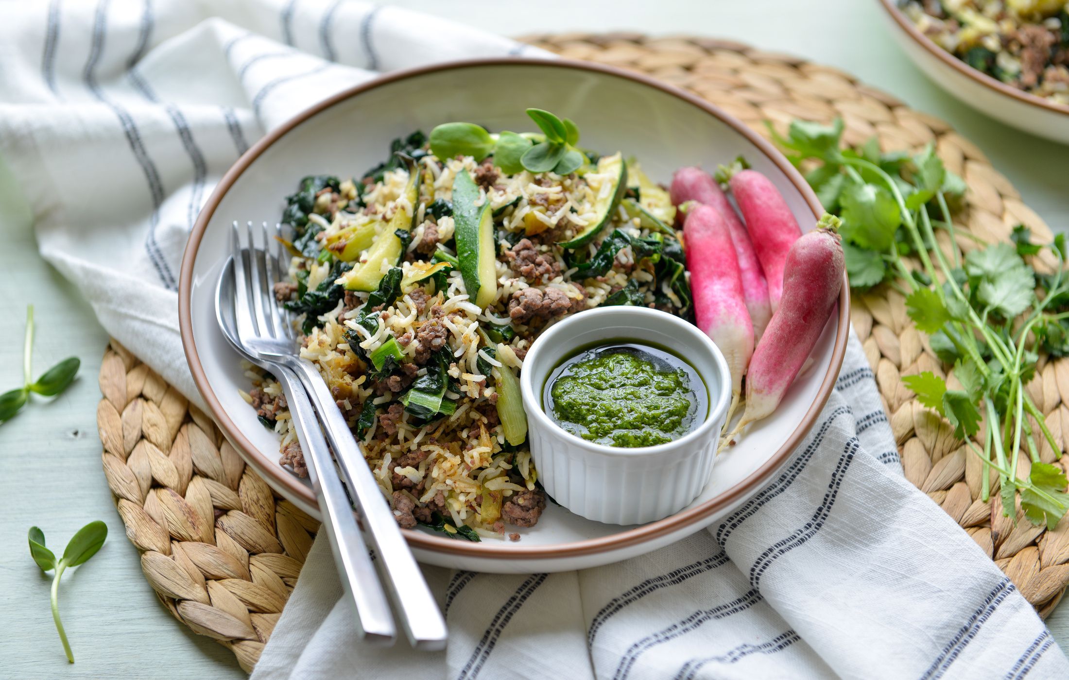 Beef, Zucchini, and Kale Fried Rice-5