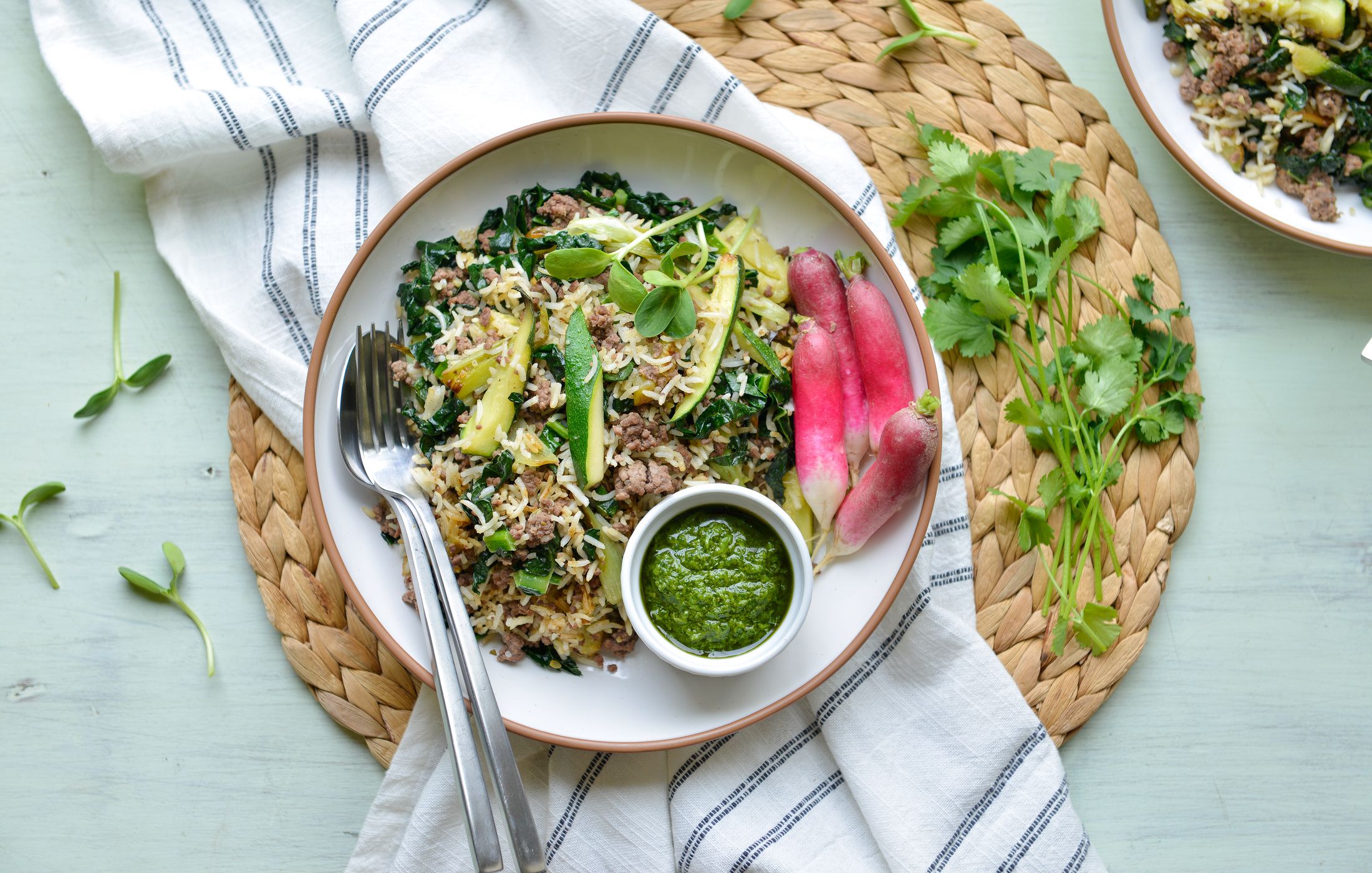 Beef, Zucchini, and Kale Fried Rice-6