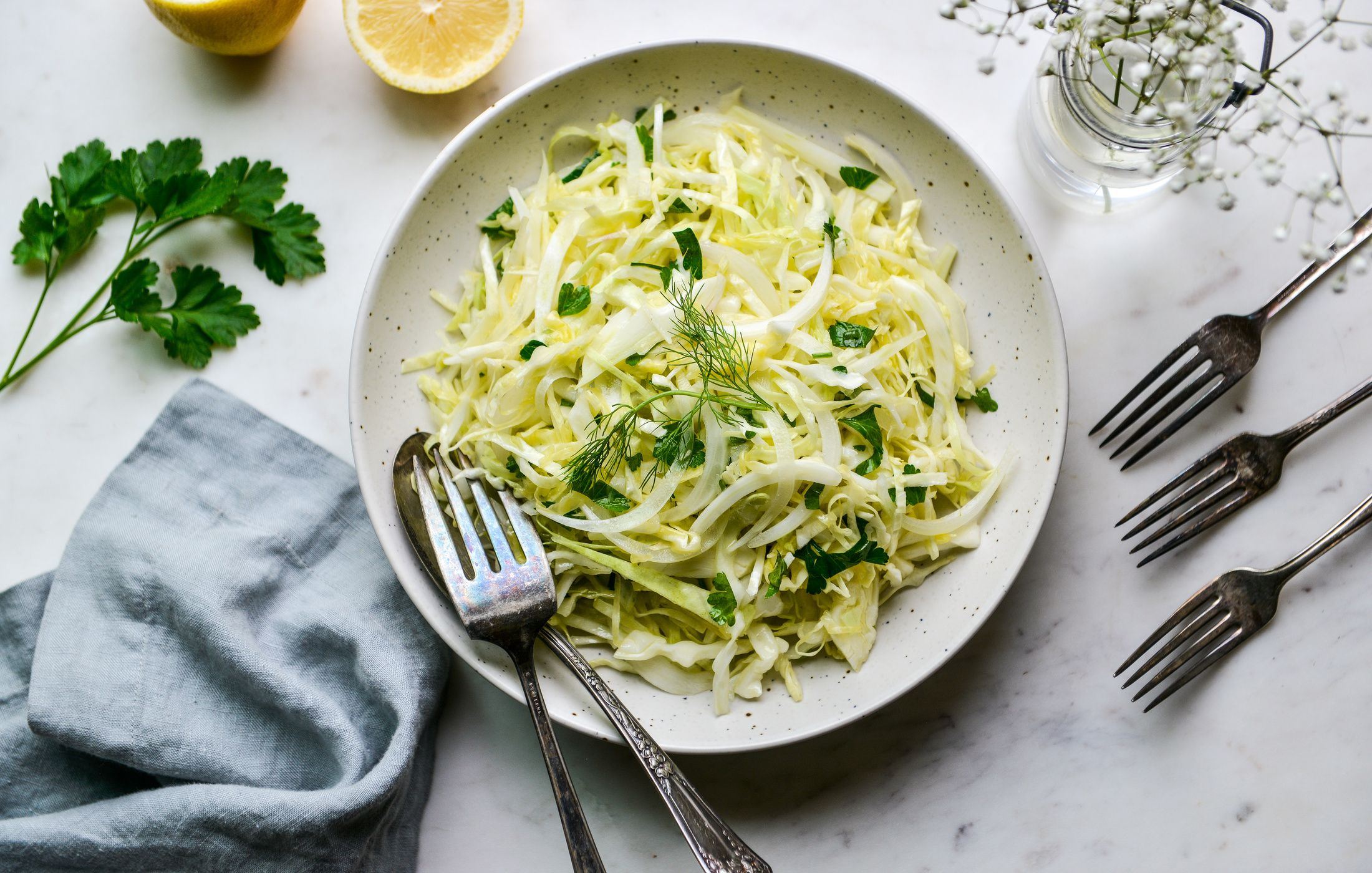 CABBAGE AND FENNEL SLAW-1