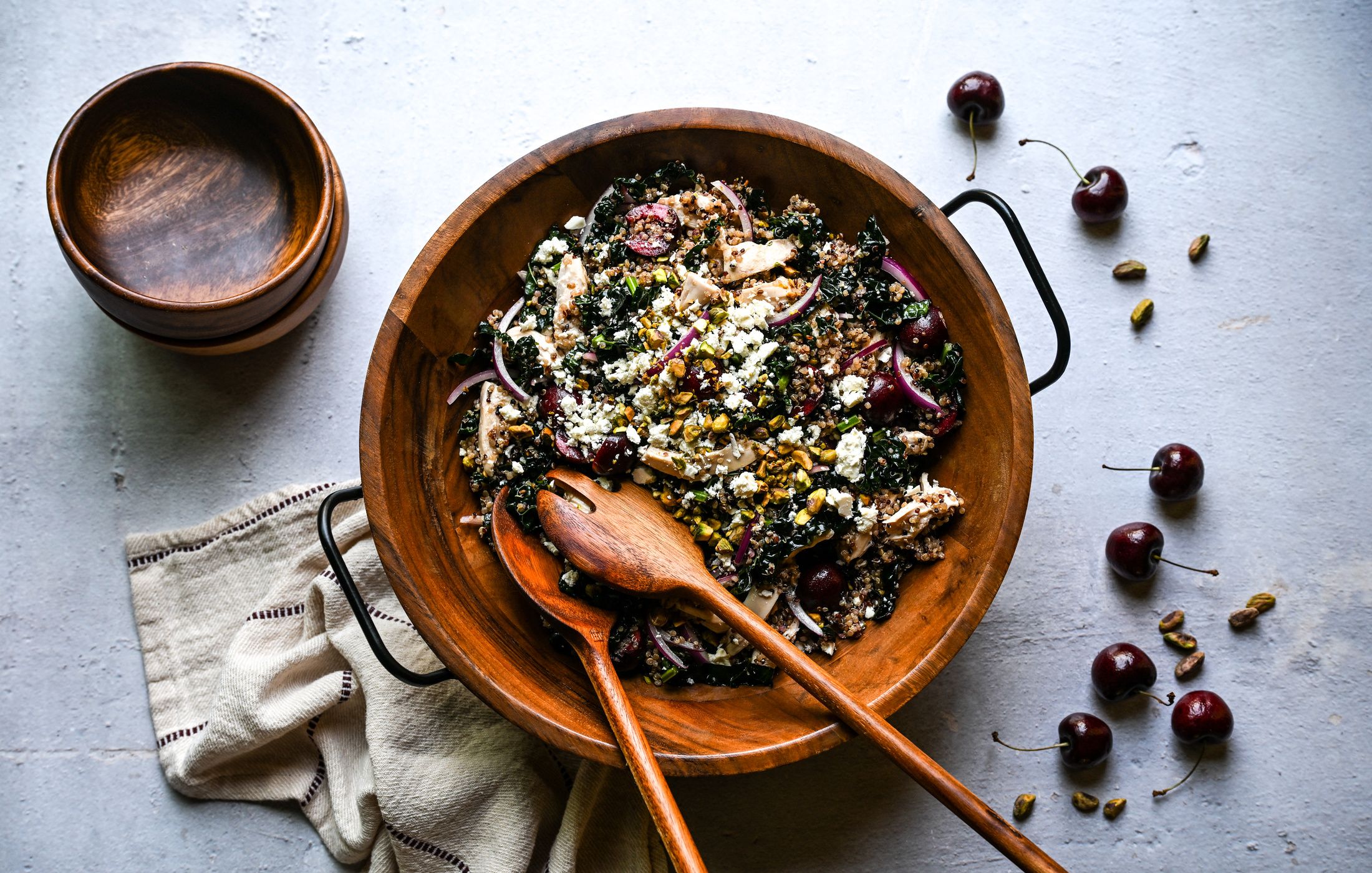 CHERRY CHICKEN QUINOA SALAD-11