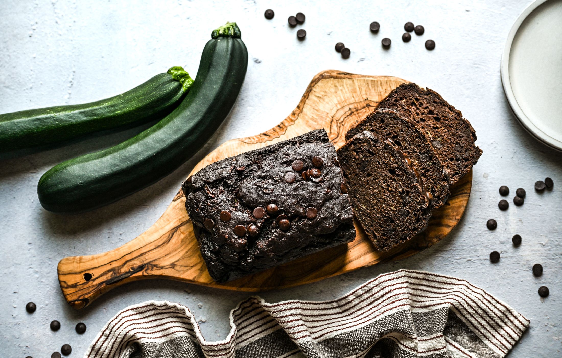 CHOCOLATE ZUCCHINI TEFF BREAD-GLUTEN-FREE DAIRY-FREE-1