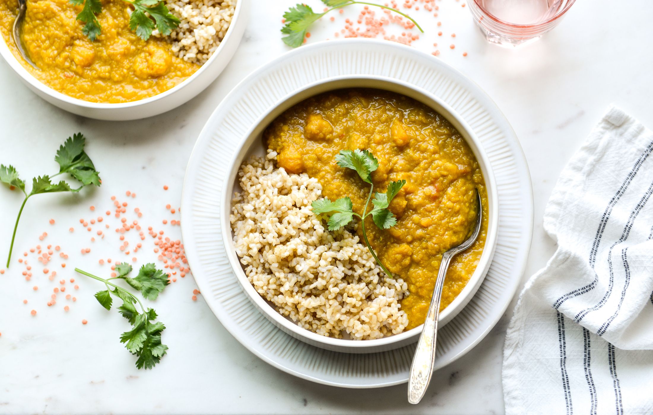 CURRIED BUTTERNUT SQUASH AND RED LENTIL SOUP-1