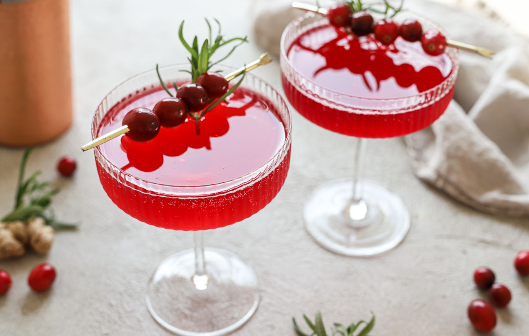 Cranberry Ginger Mocktail