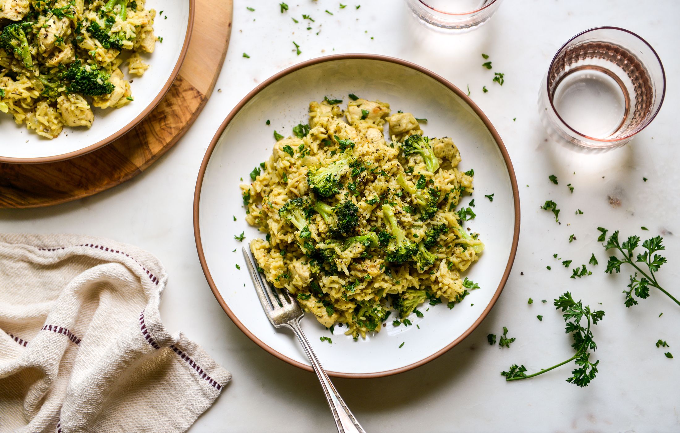 DAIRY-FREE STOVETOP BROCCOLI RICE CHICKEN CASSEROLE-1