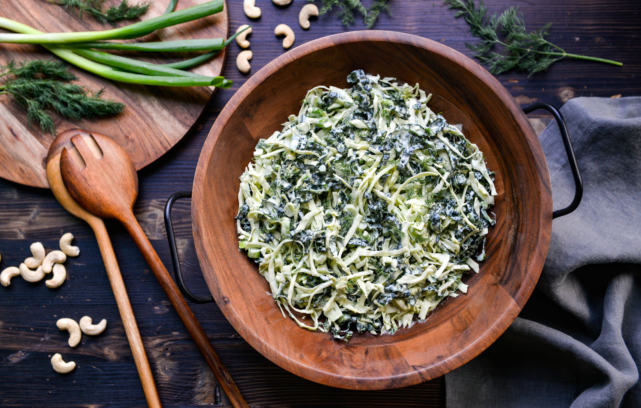 DILLED CABBAGE AND KALE SLAW-1