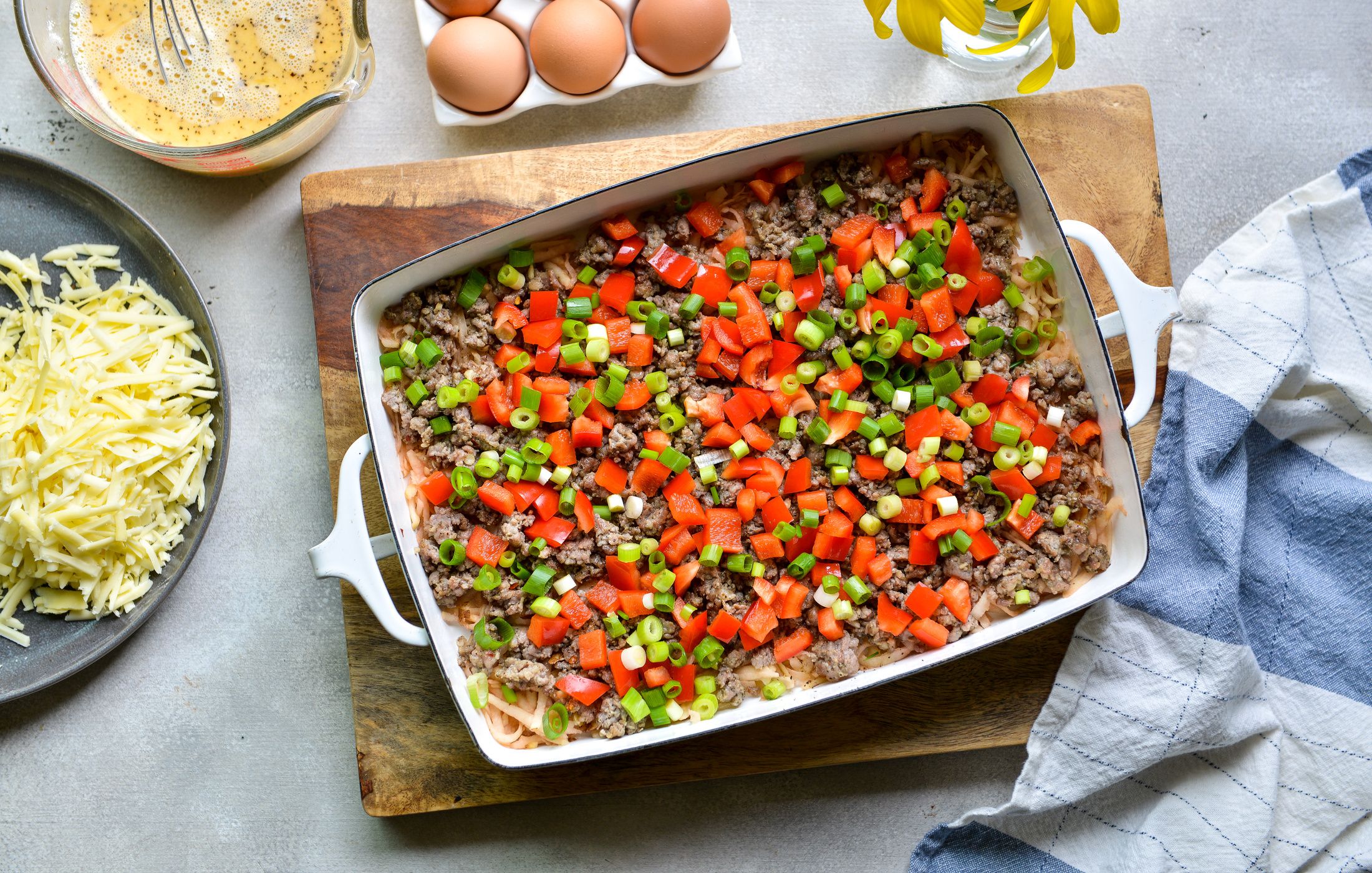 EGG AND SAUSAGE BREAKFAST CASSEROLE-4
