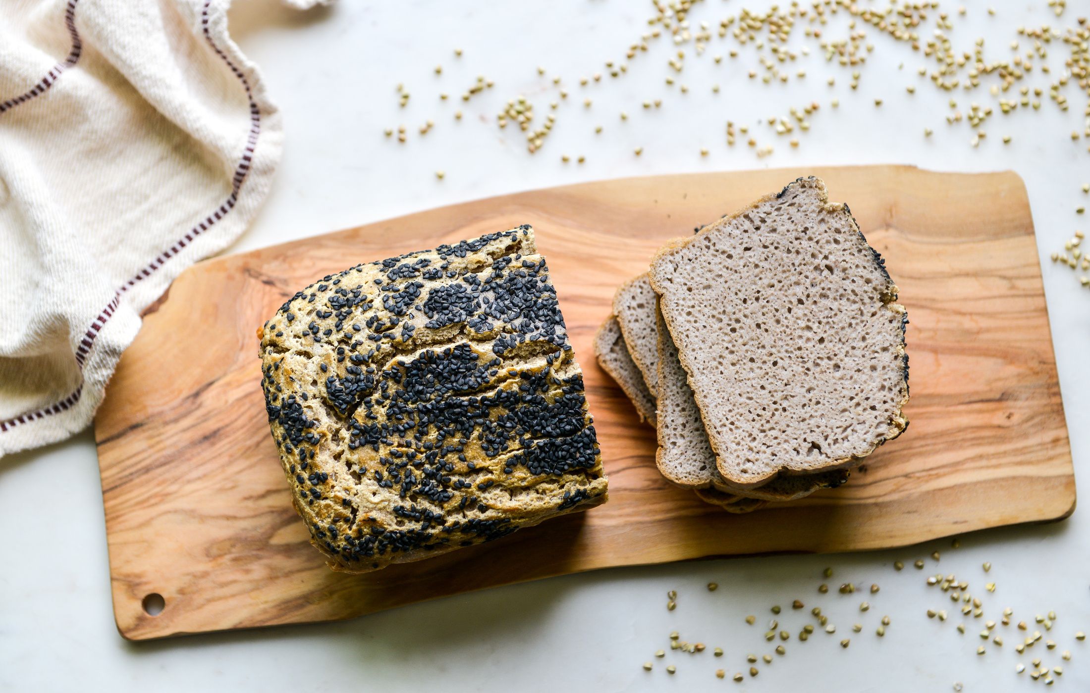 FERMENTED BUCKWHEAT BREAD GLUTEN-FREE VEGAN-1