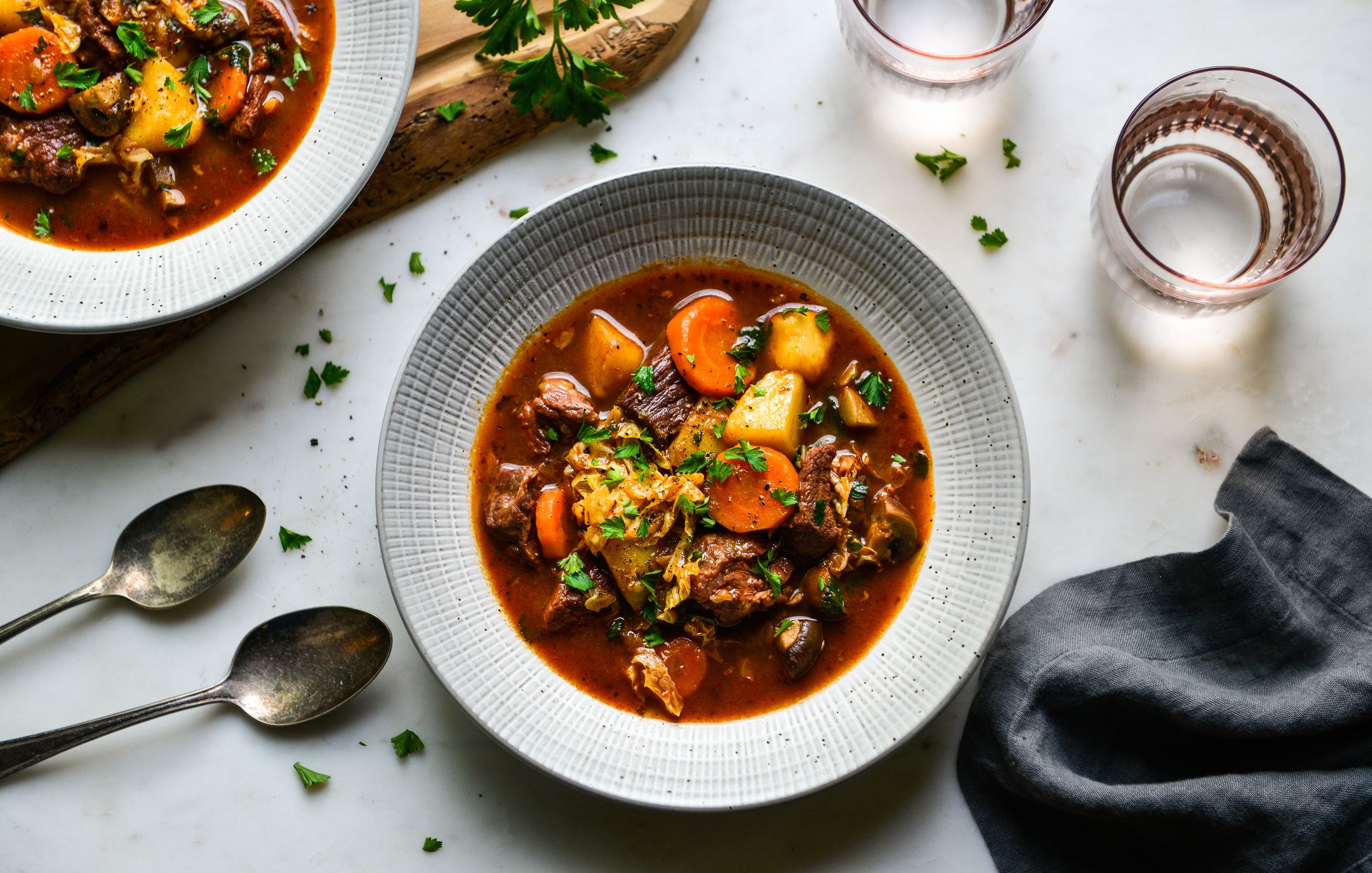 GERMAN BEEF POTATO MUSHROOM STEW-1