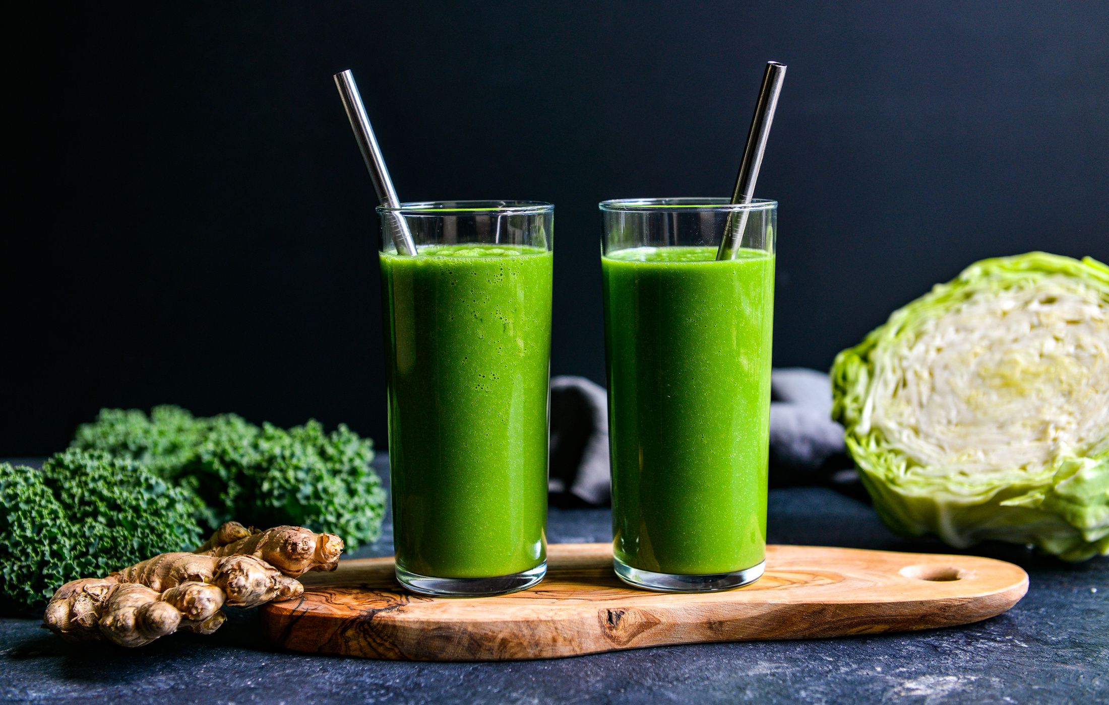 GINGER-KALE DETOX SMOOTHIE-1