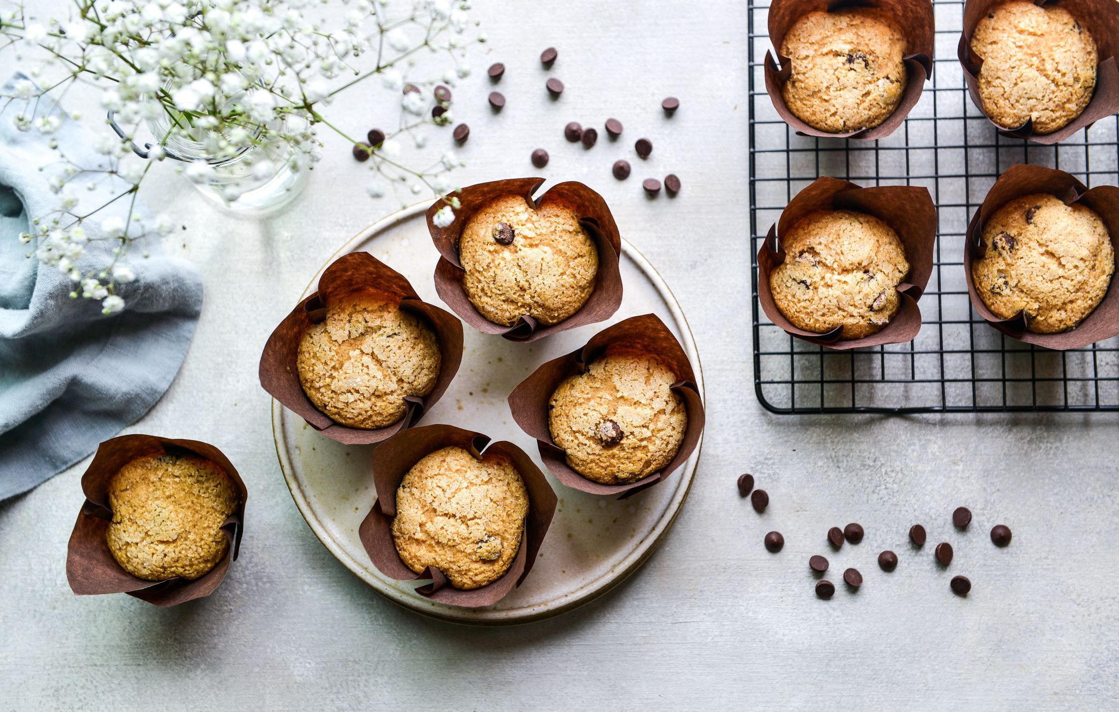 GLUTEN-FREE DAIRY-FREE CHOCOLATE CHIP MUFFINS-1