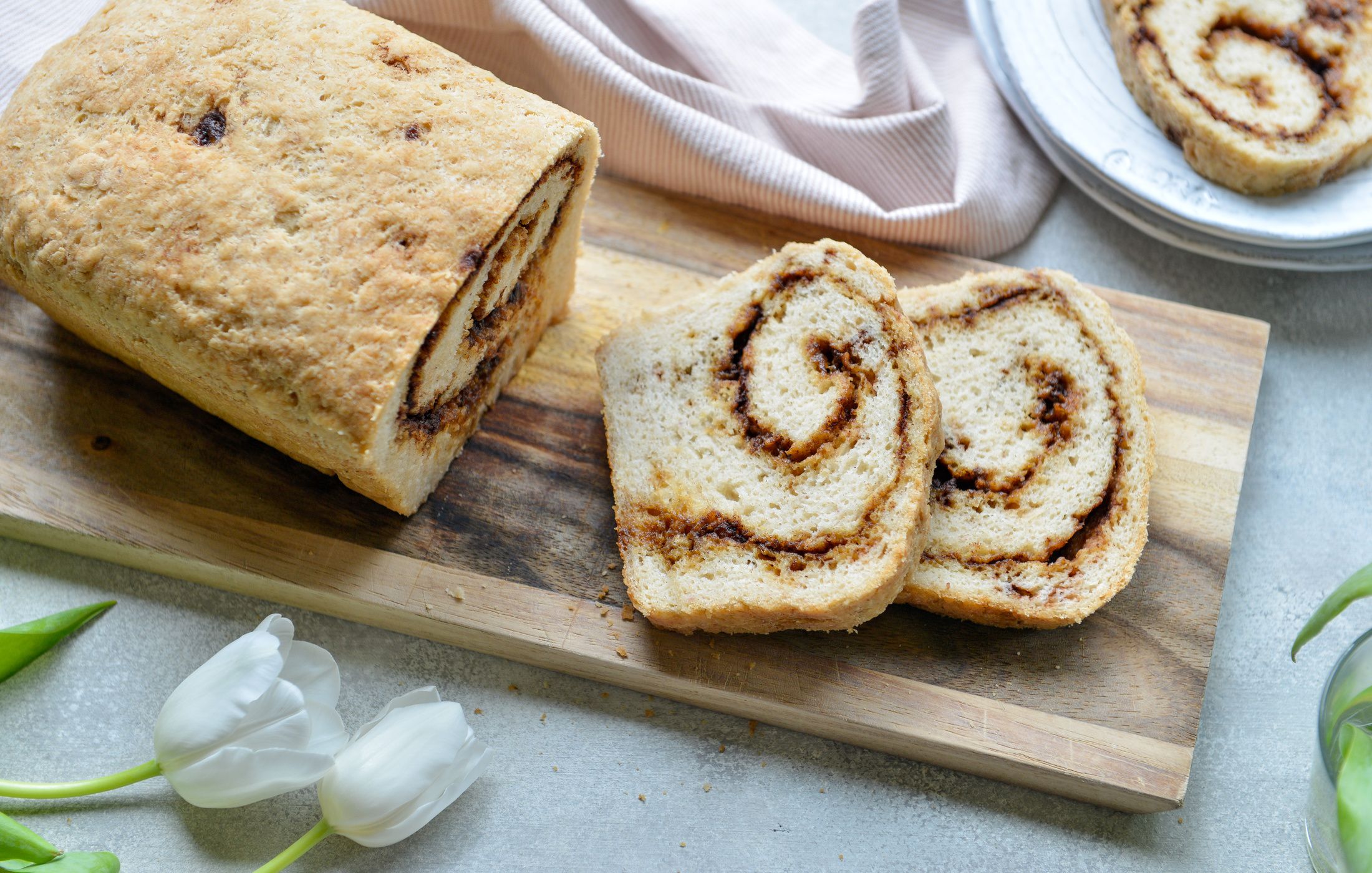 GLUTEN-FREE NUT-FREE VEGAN CINNAMON SWIRL BREAD-2