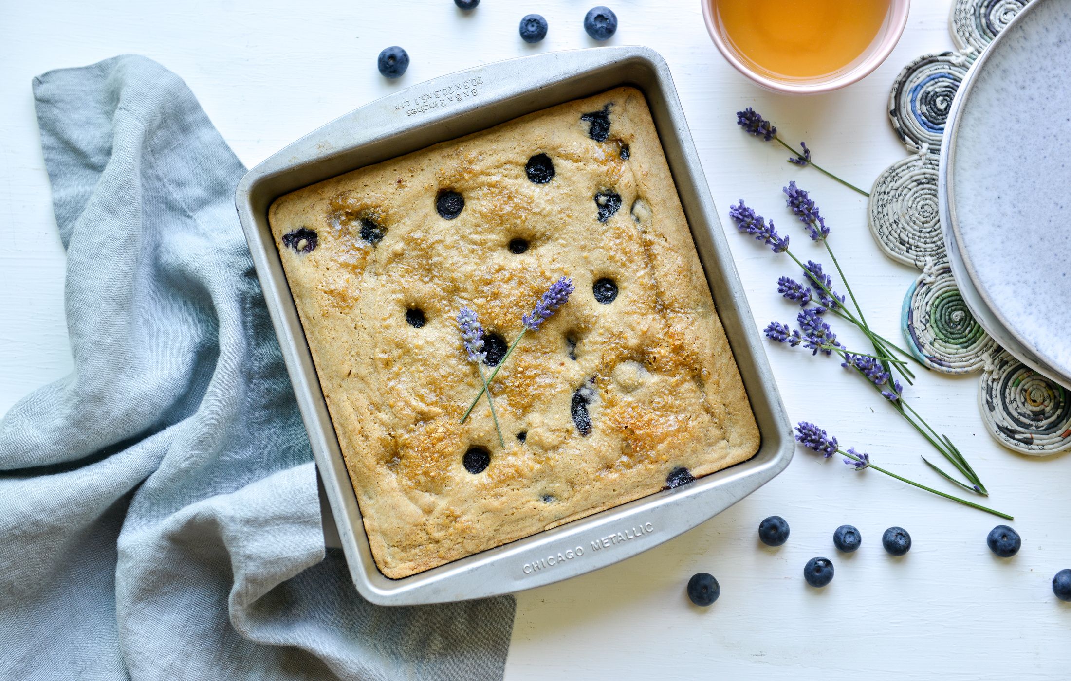 Lavender Blueberry Cake – ally bakes