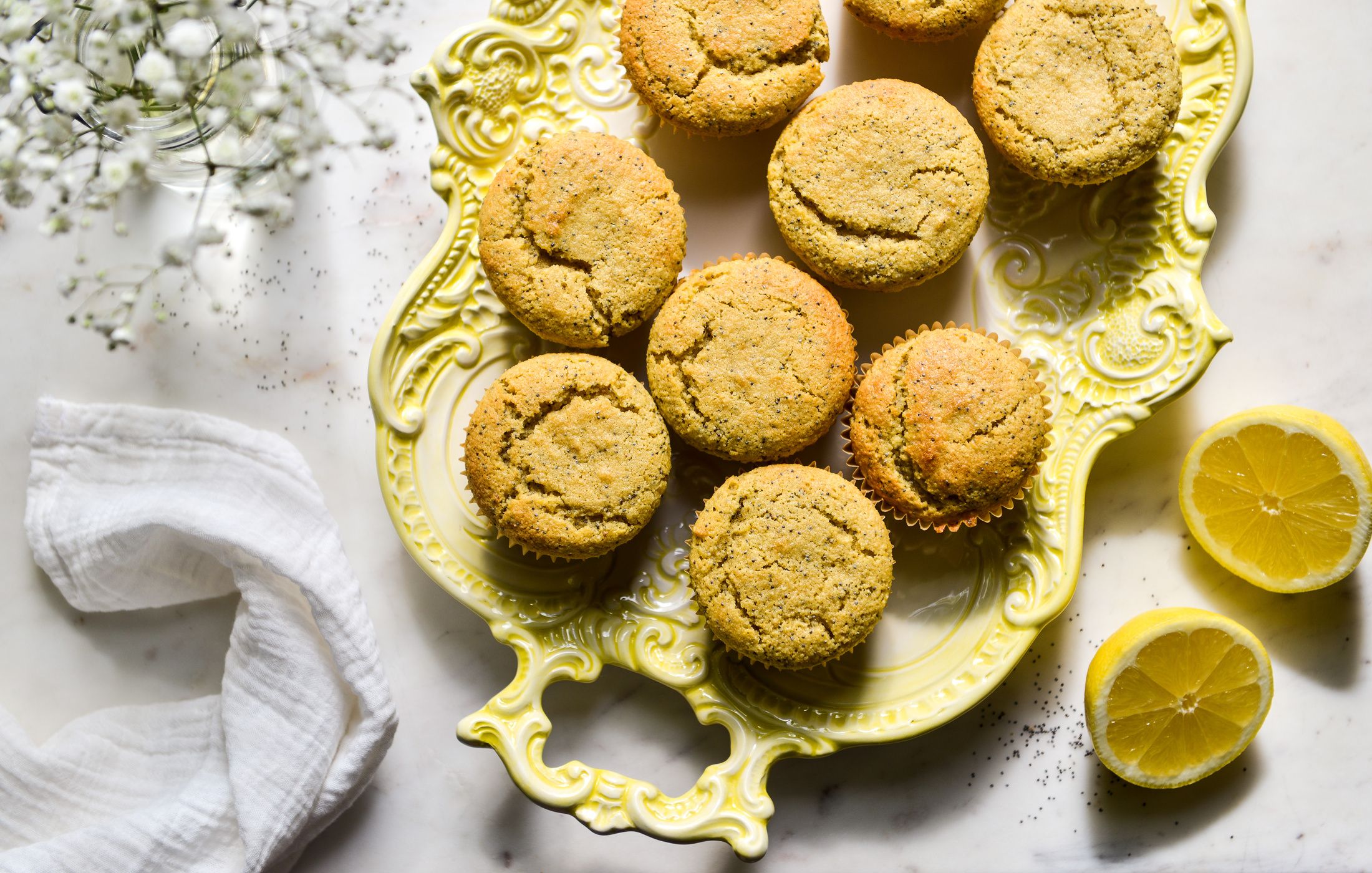GRAIN-FREE ALMOND FLOUR LEMON POPPYSEED MUFFINS-11