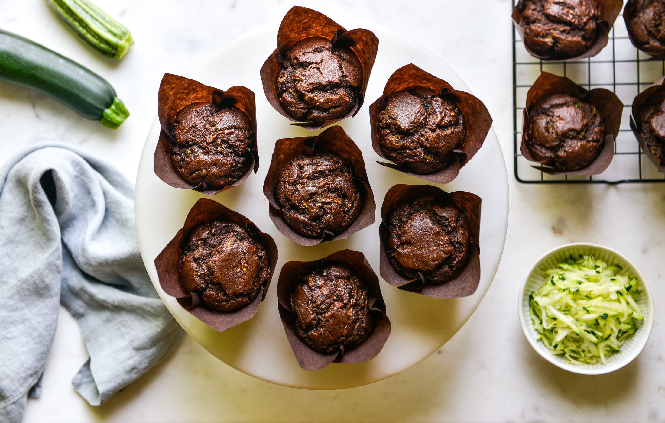 GRAIN-FREE PALEO CHOCOLATE ZUCCHINI MUFFINS-2