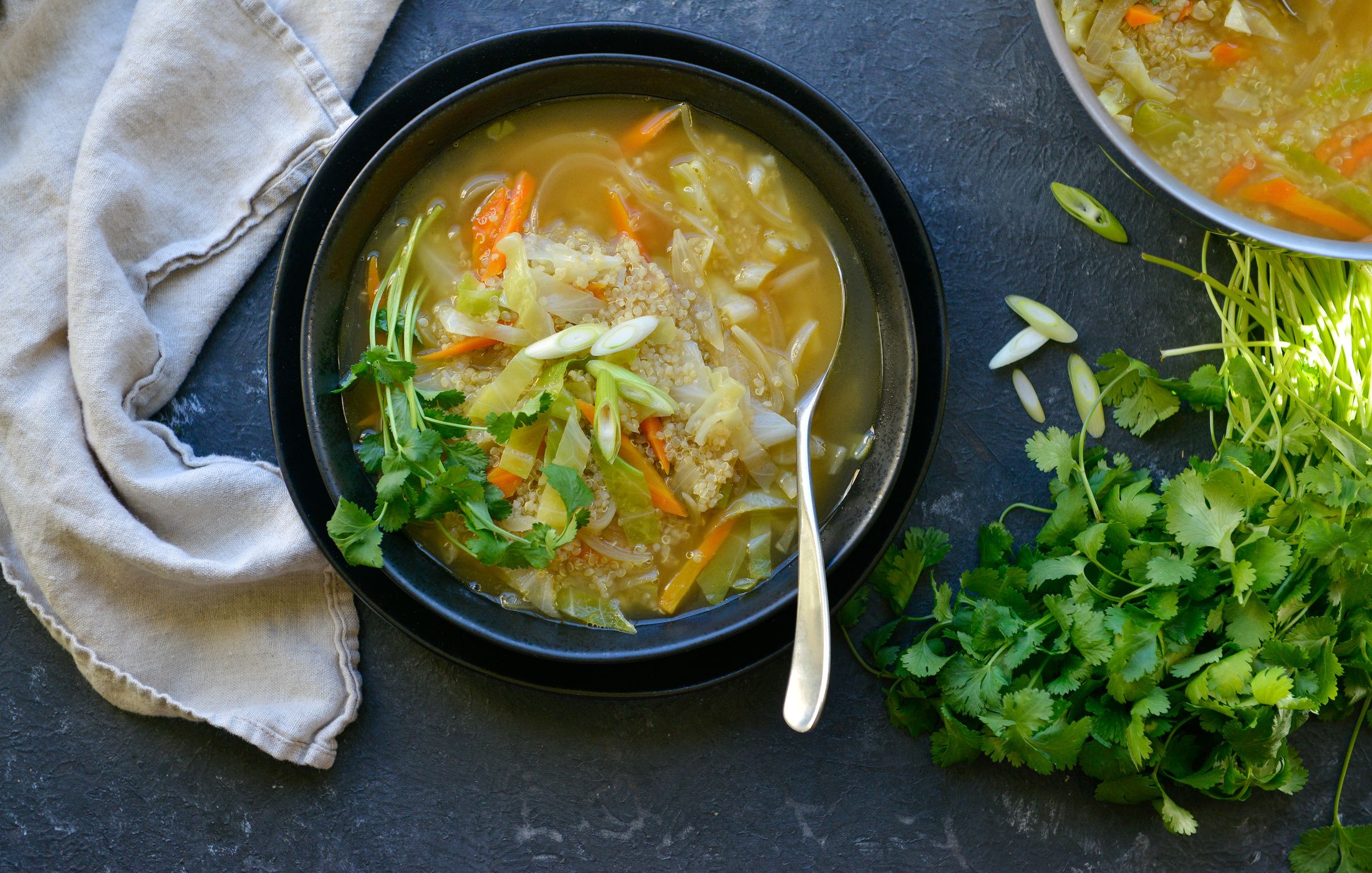 HEALING QUINOA CABBAGE SOUP-2