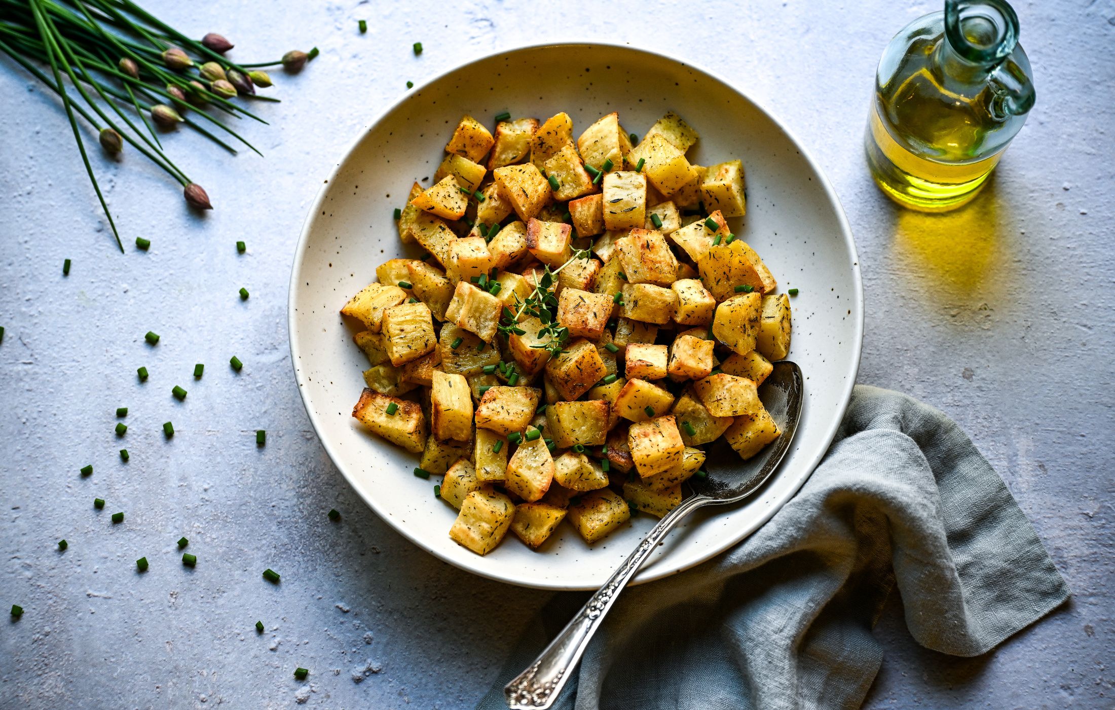 HERB ROASTED WHITE SWEET POTATOES-1