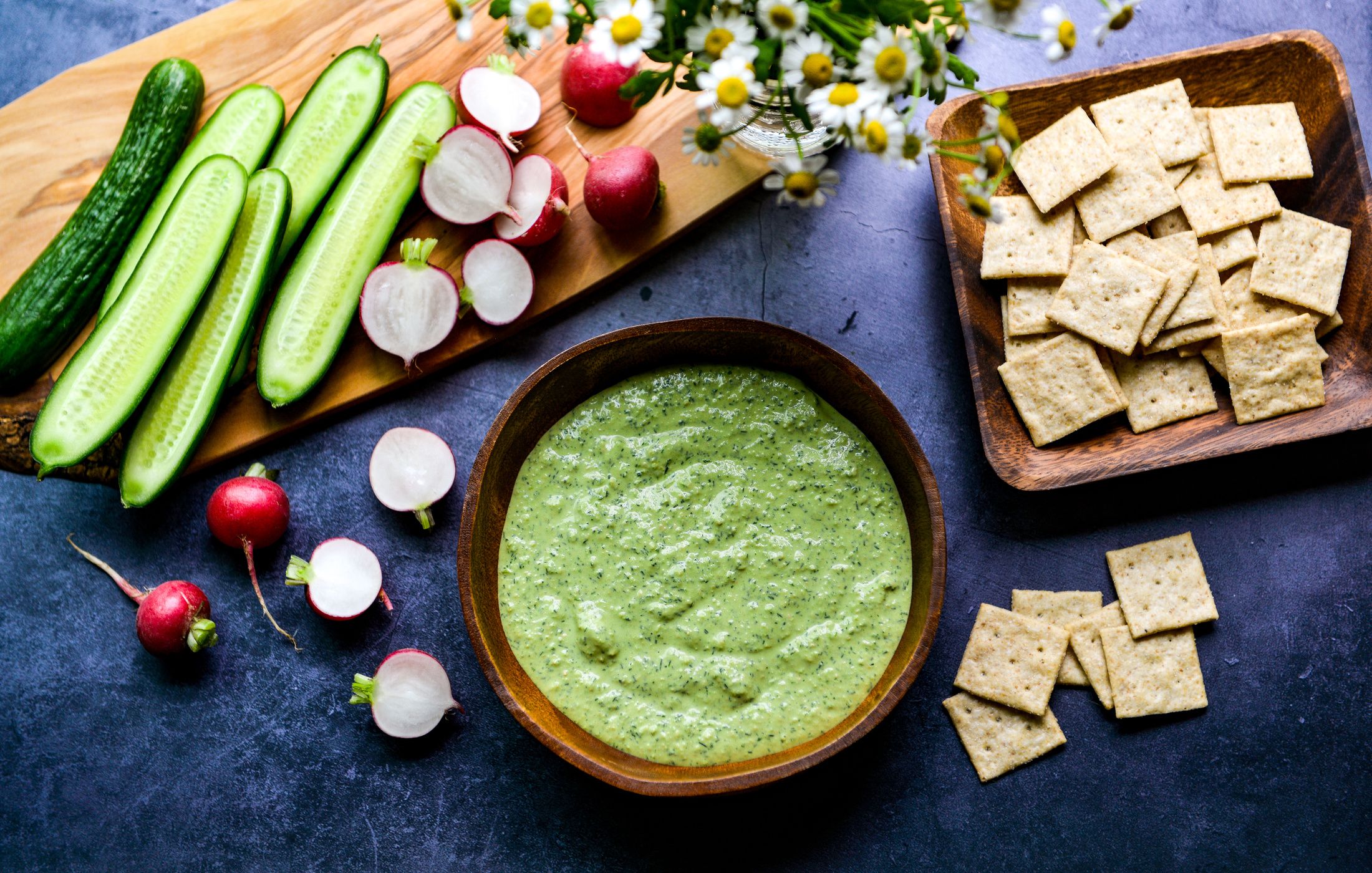 HERBED YOGURT CHICKPEA DIP MEDITERRANEAN DIET