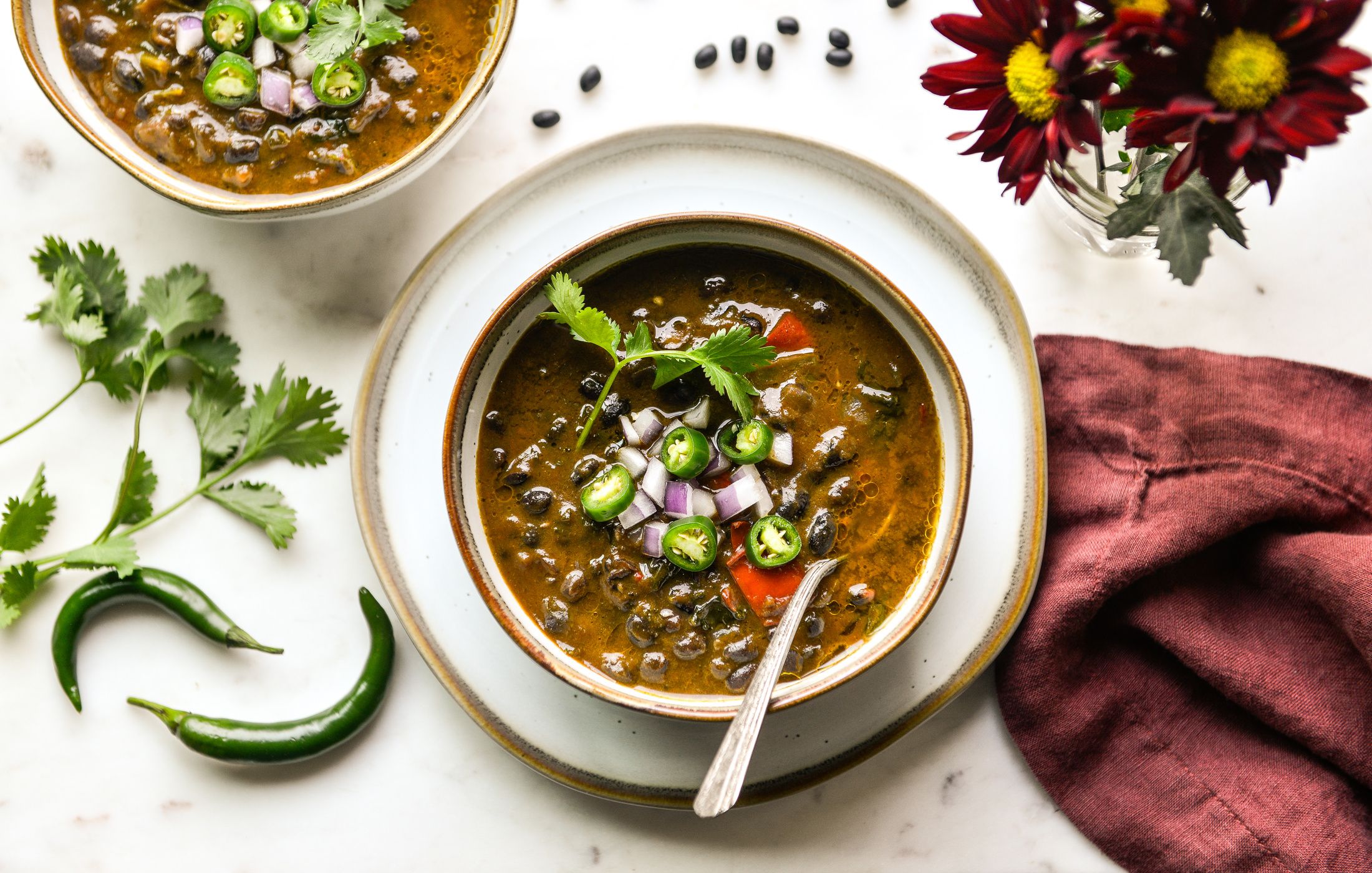 INSTANT POT BLACK BEAN-PUMPKIN CHILI-1