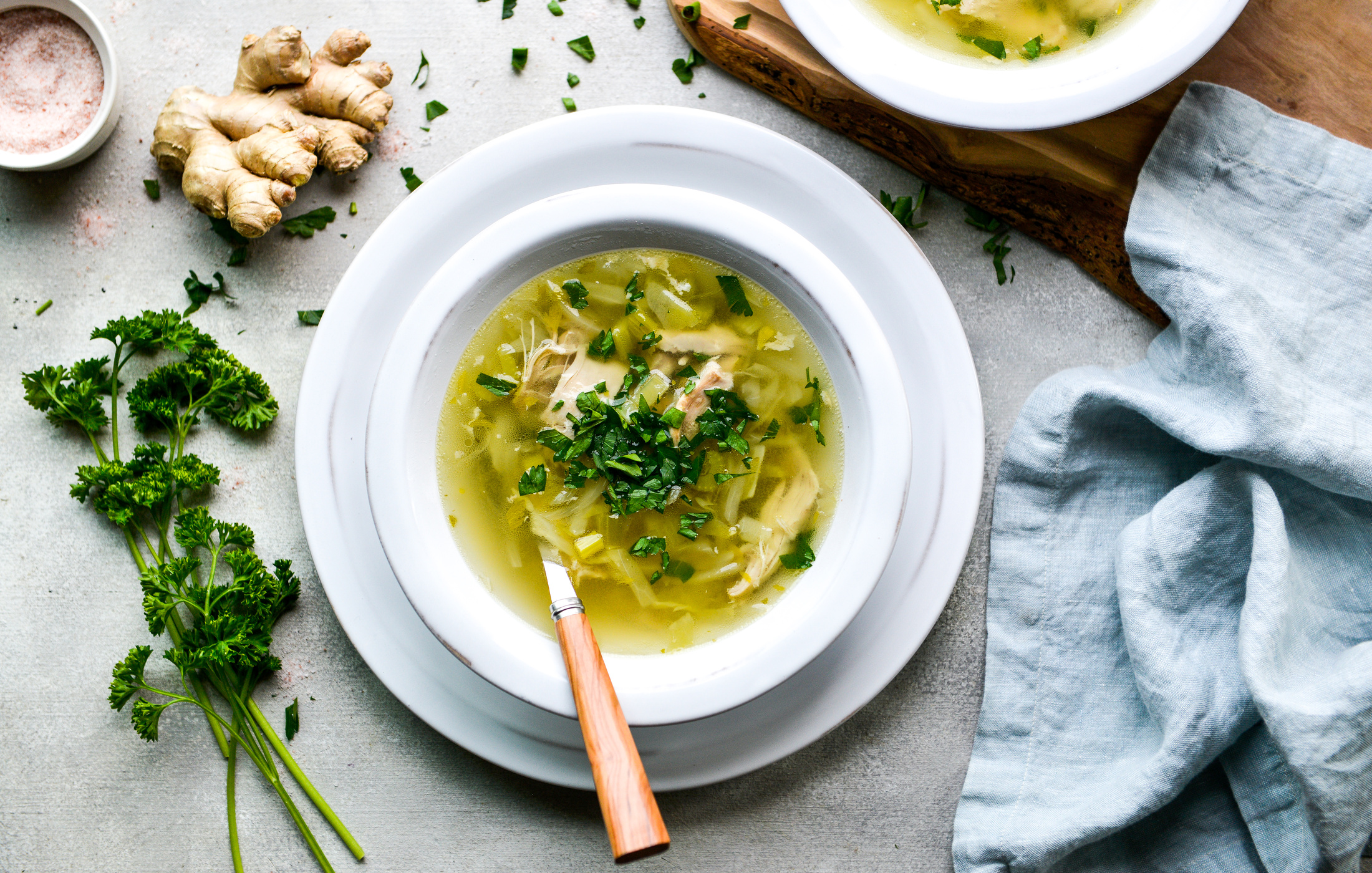 INSTANT POT CHICKEN GINGER AND CABBAGE SOUP-1