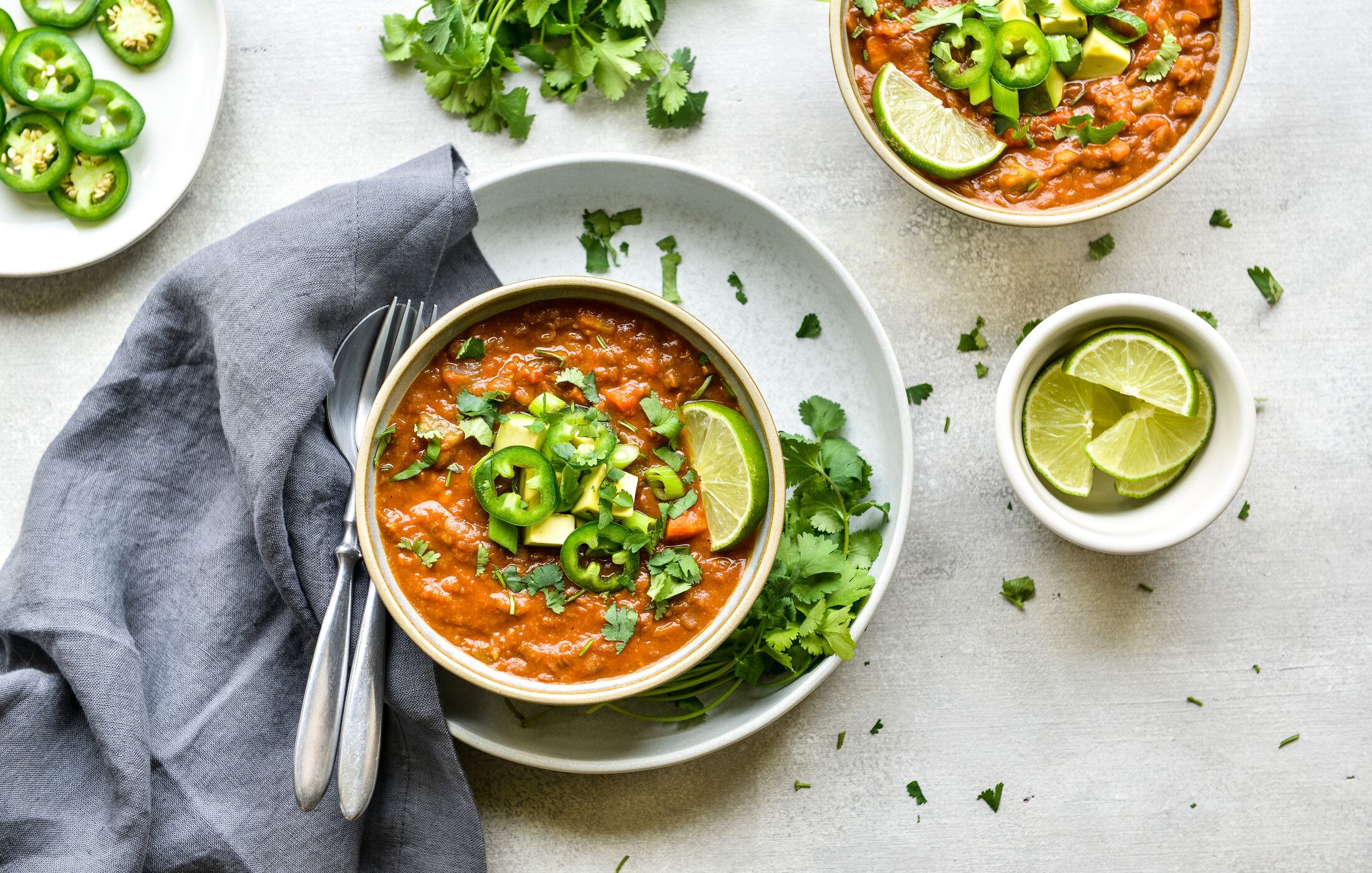 INSTANT POT VEGAN LENTIL CHILI-11