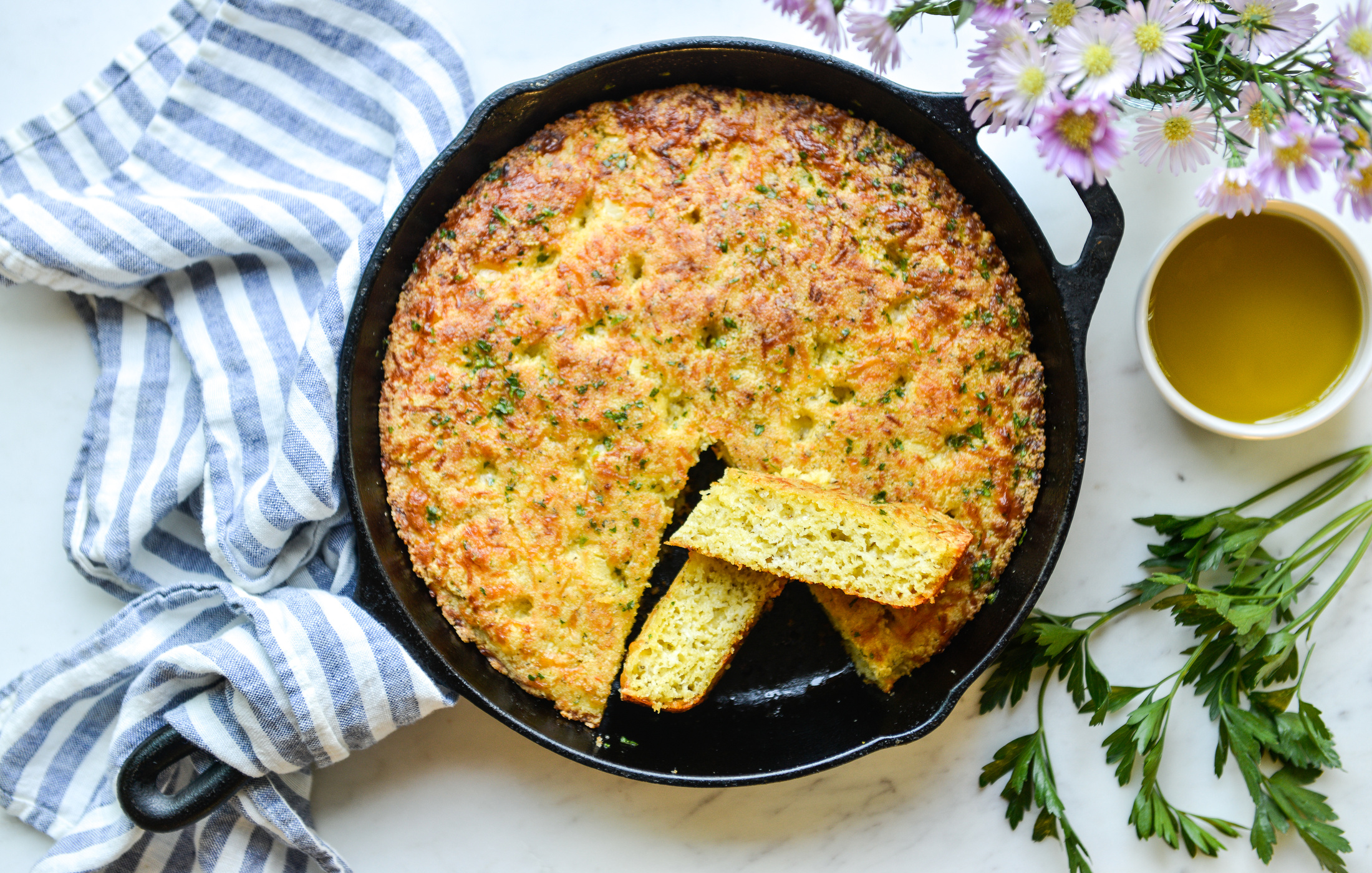 KETO HERBED FOCACCIA BREAD-2