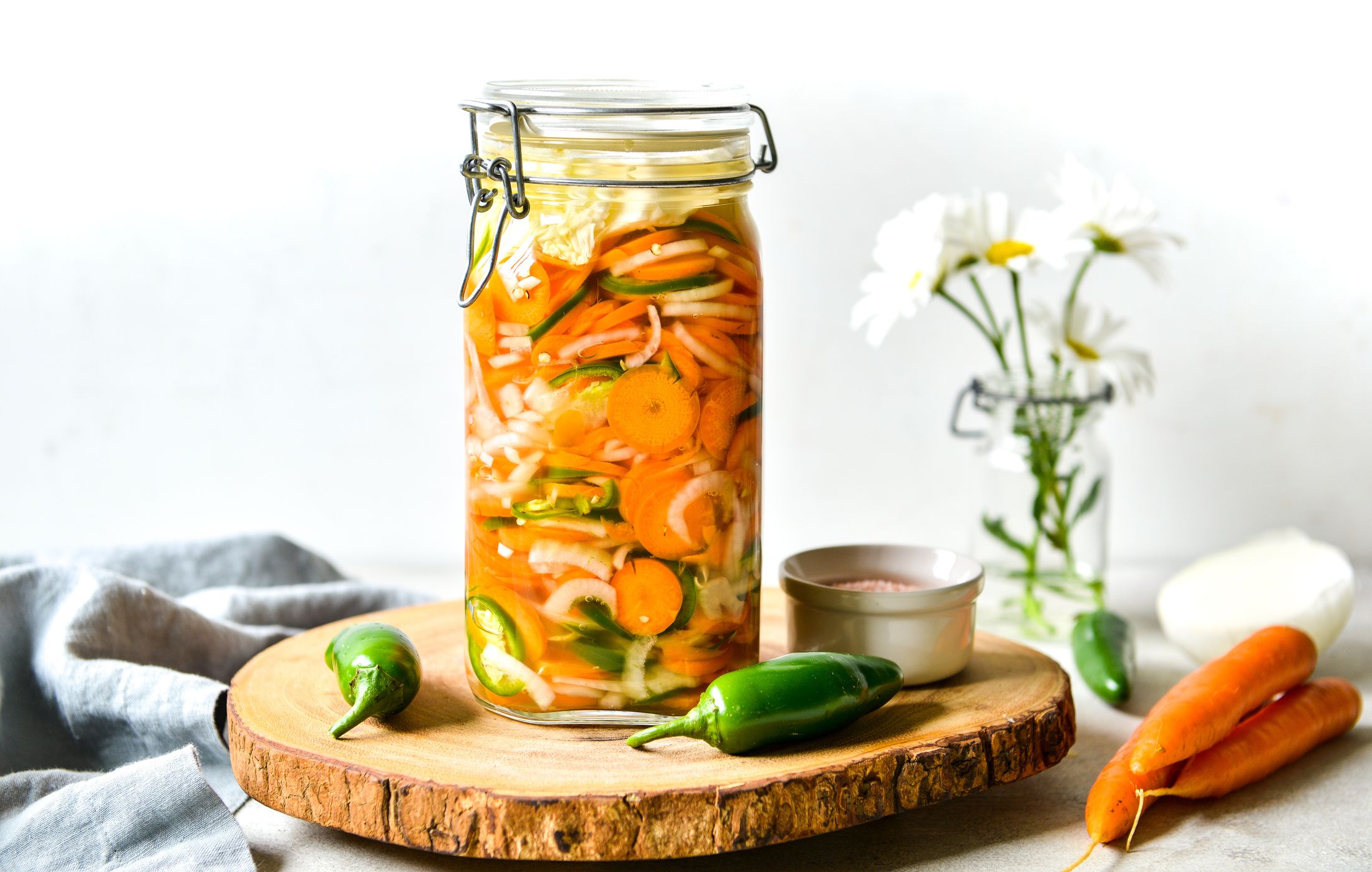 LACTO-FERMENTED CARROTS SWEET ONIONS JALAPEÑOS-1