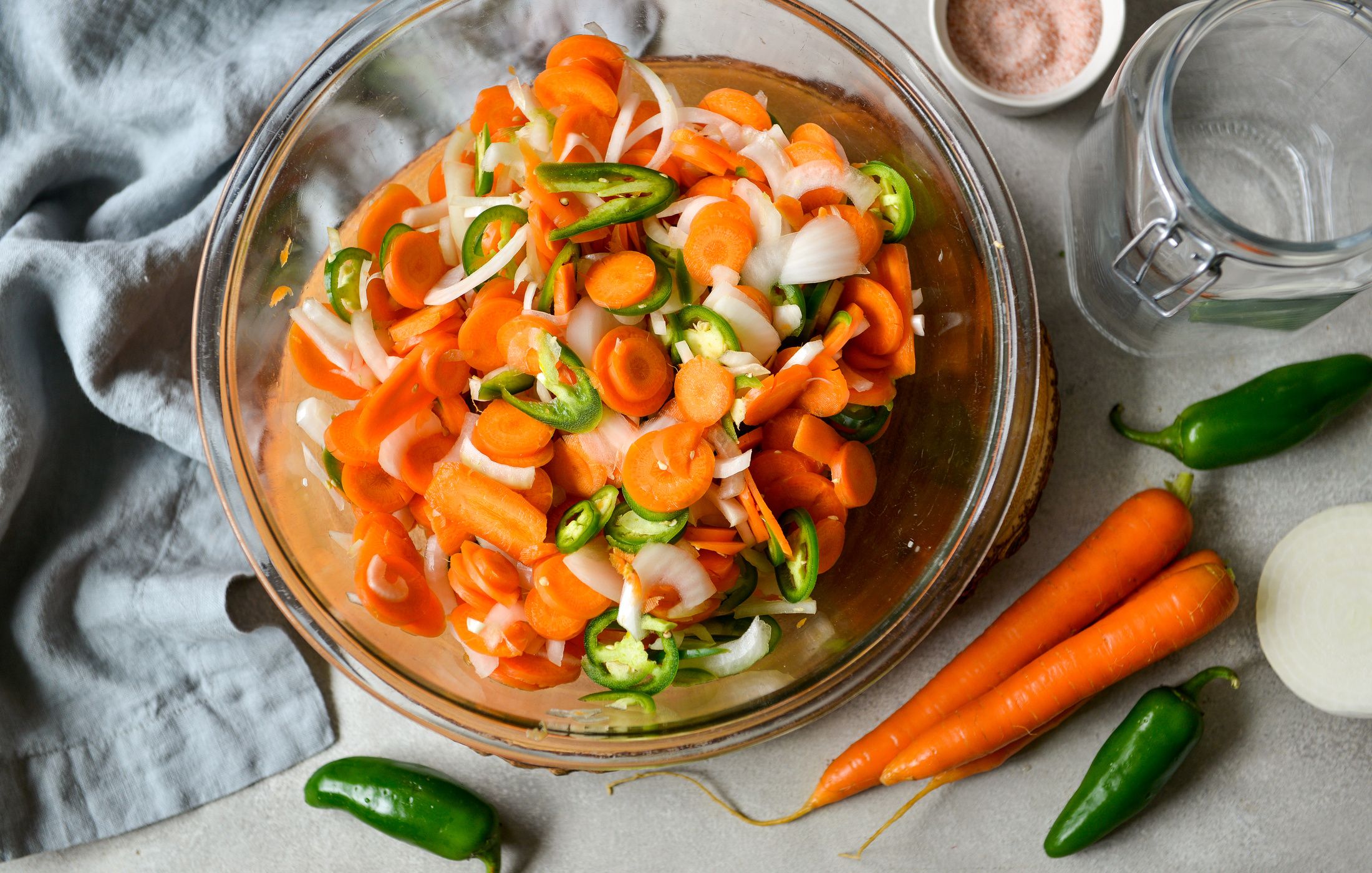 LACTO-FERMENTED CARROTS SWEET ONIONS JALAPEÑOS-2