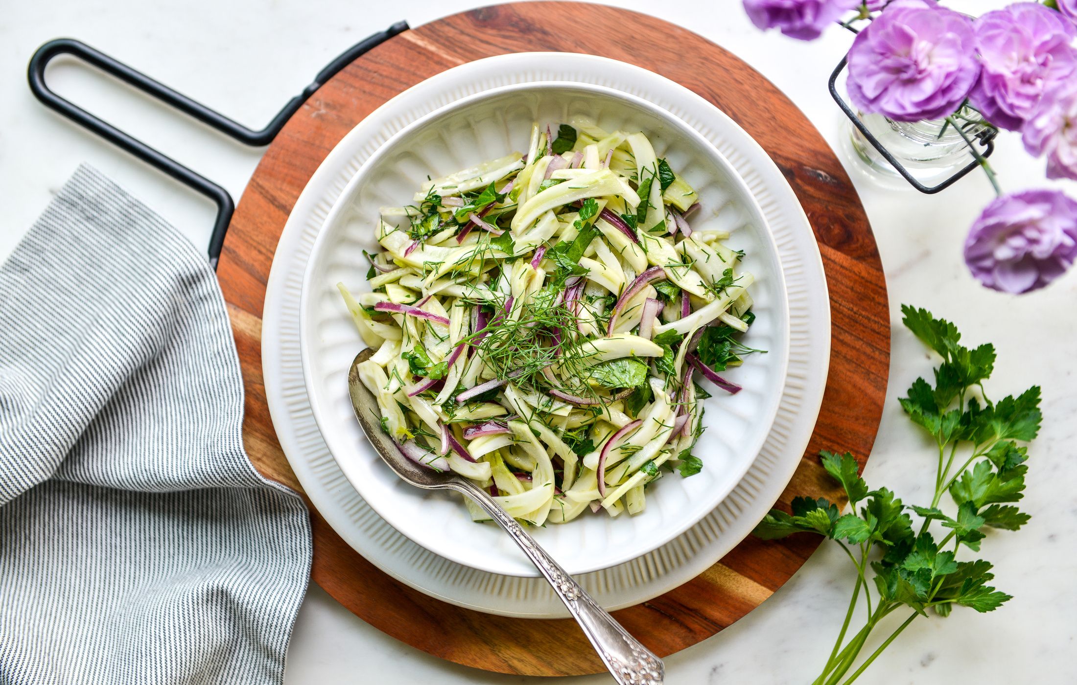 LEMONY FENNEL AND RED ONION SLAW-1