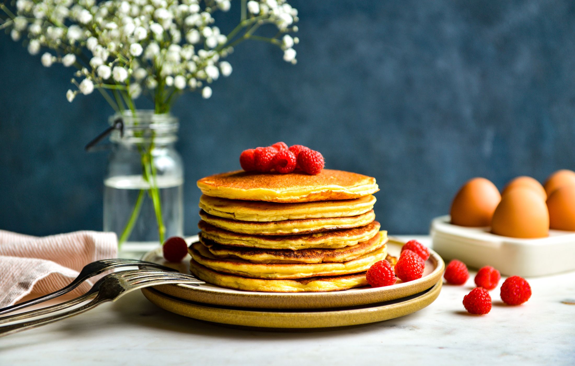 LOW-CARB COTTAGE CHEESE PANCAKES-1
