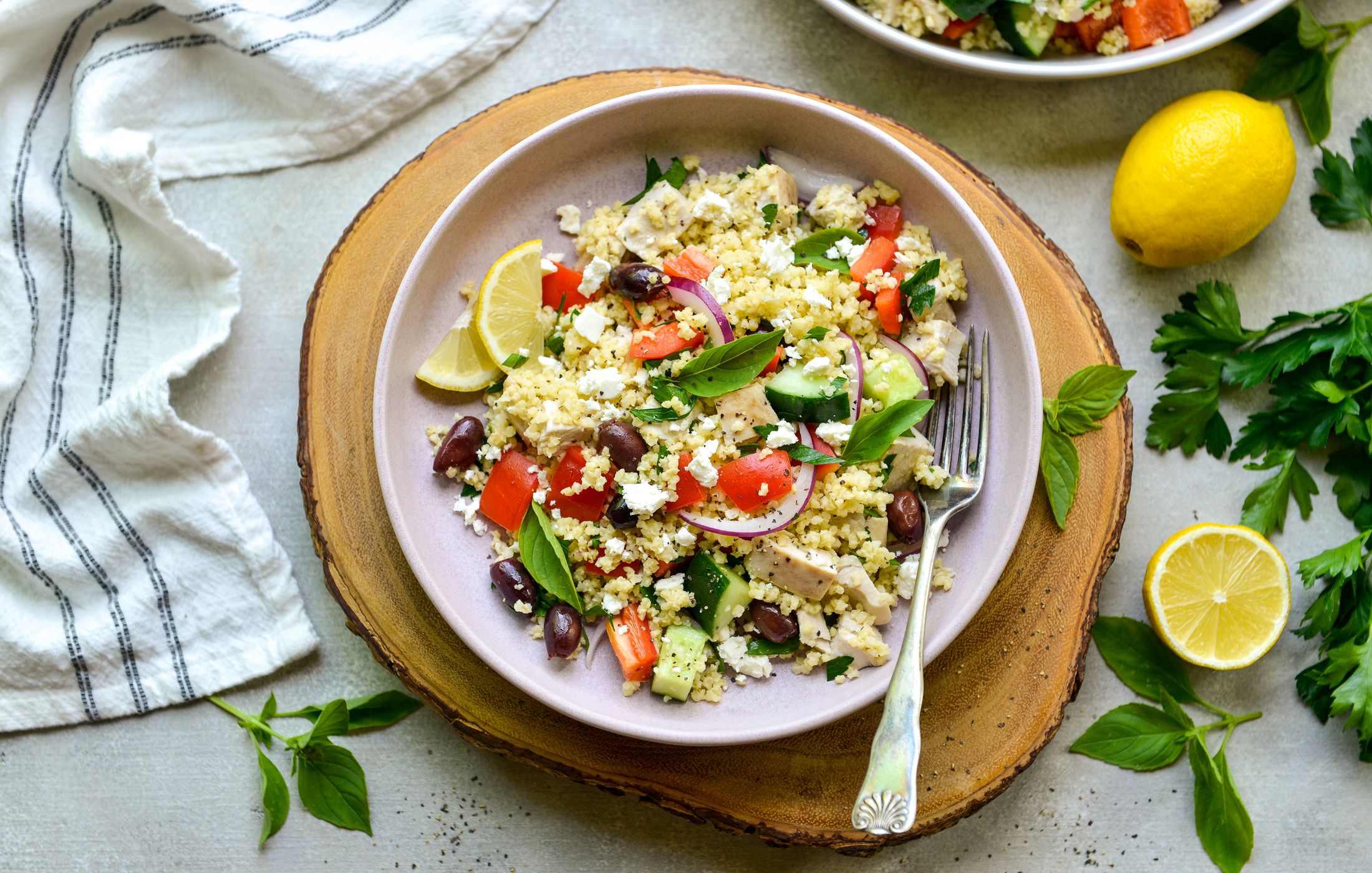 MEDITERRANEAN MILLET AND CHICKEN SALAD-3