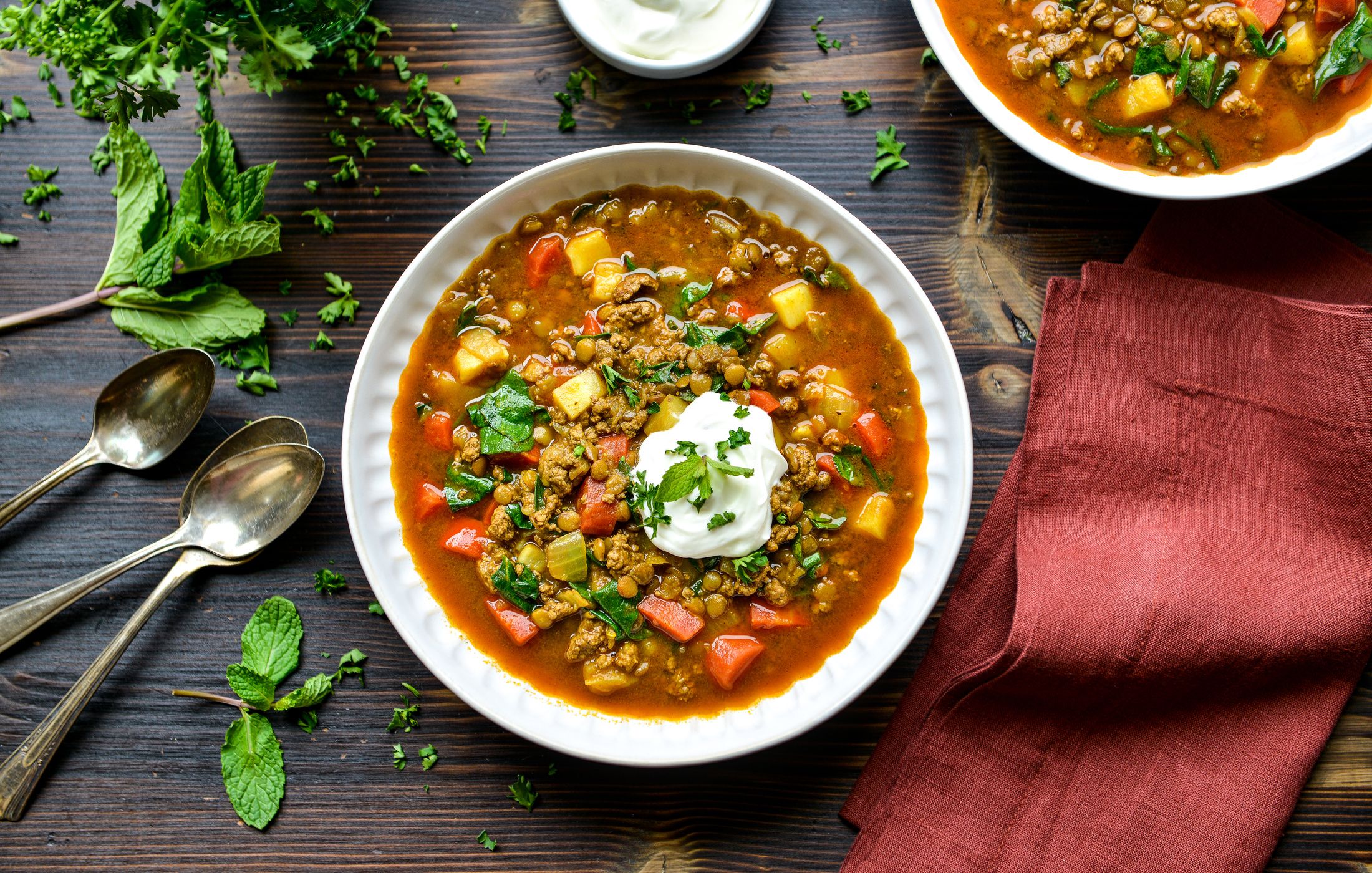 MOROCCAN LAMB AND LENTIL STEW-1
