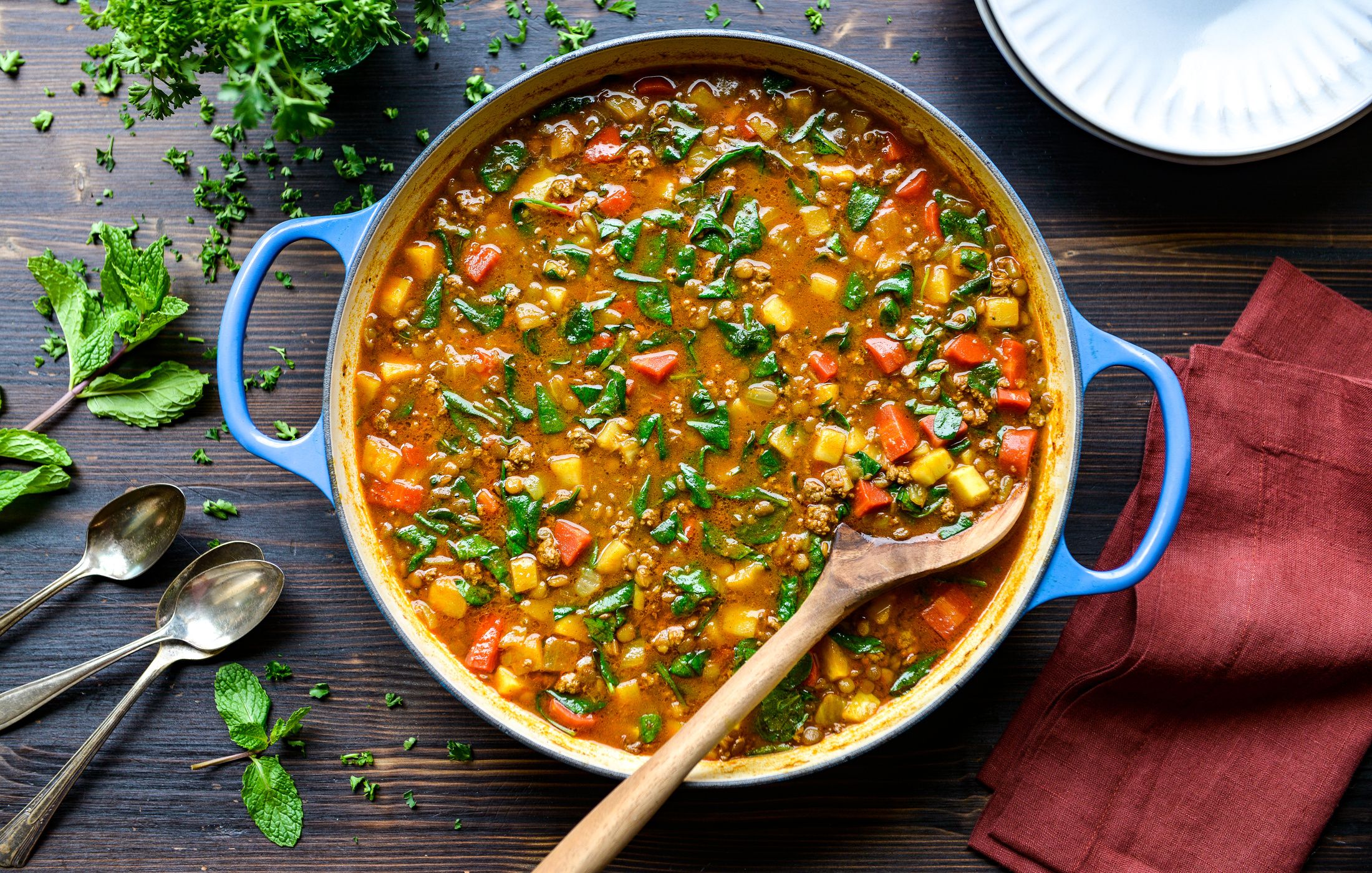 MOROCCAN LAMB AND LENTIL STEW-3