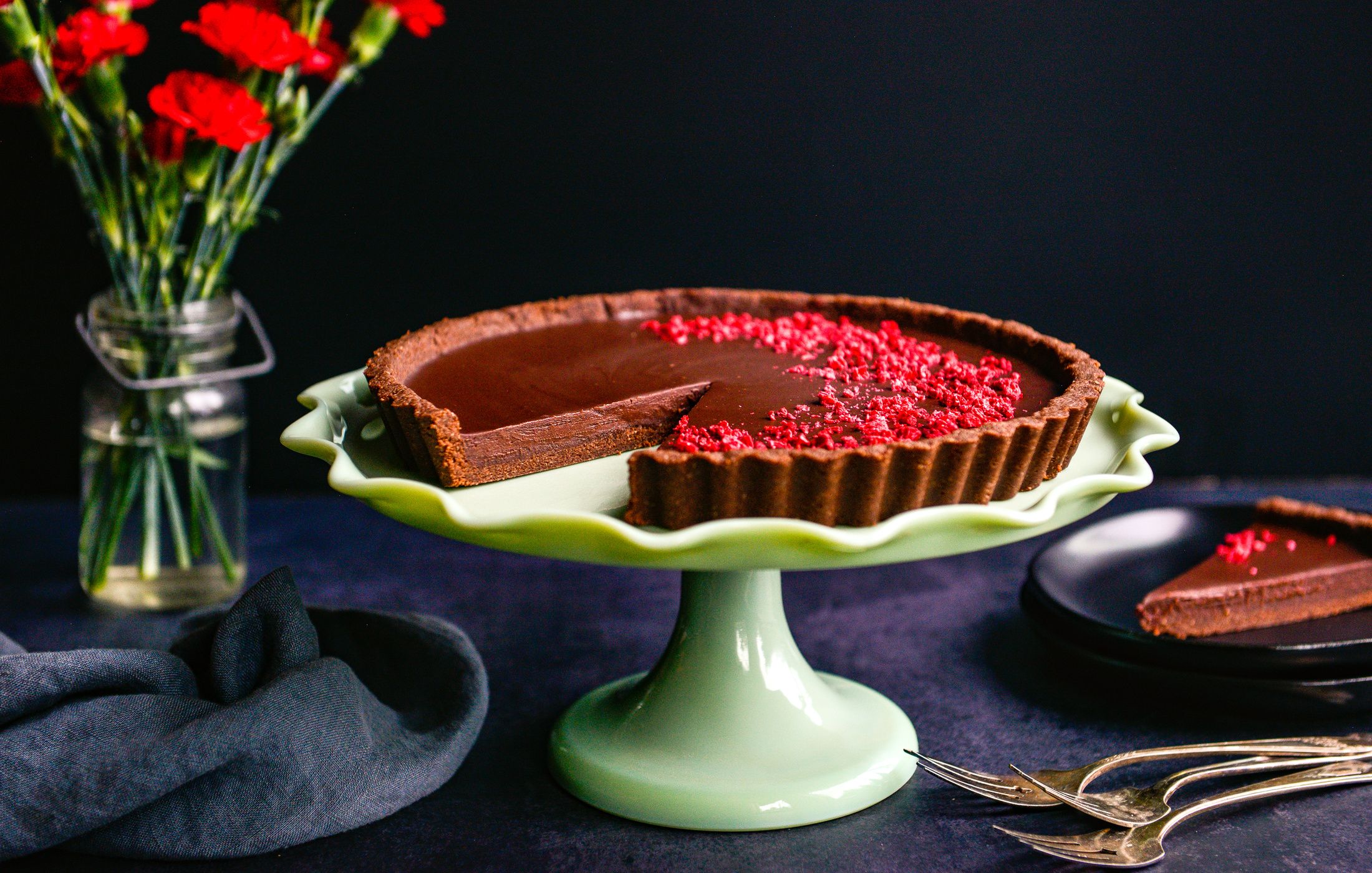 NO-BAKE CHOCOLATE TART DAIRY-FREE VEGAN GRAIN-FREE-2