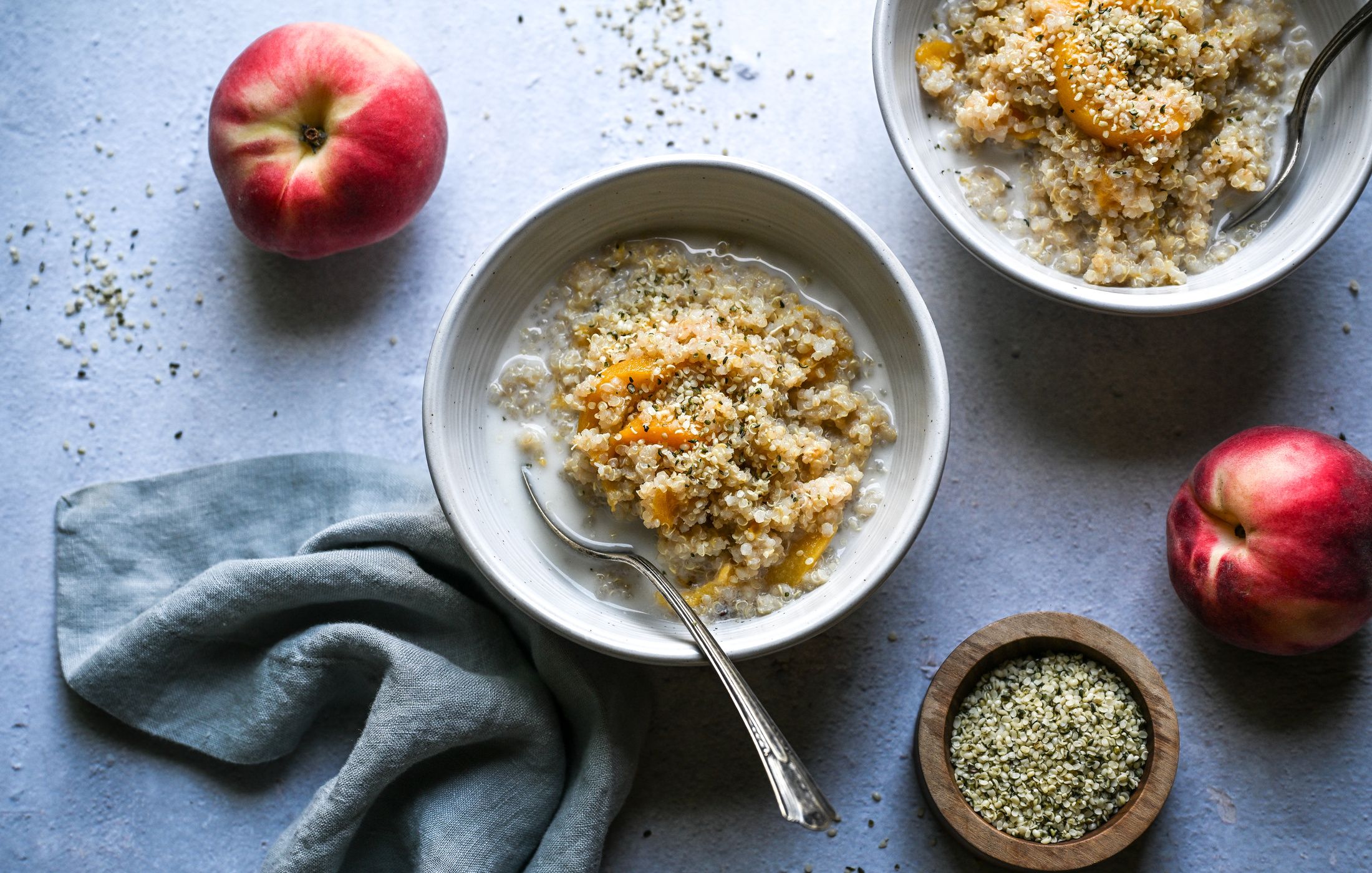 PEACHES AND CREAM QUINOA PORRIDGE DAIRY-FREE-1
