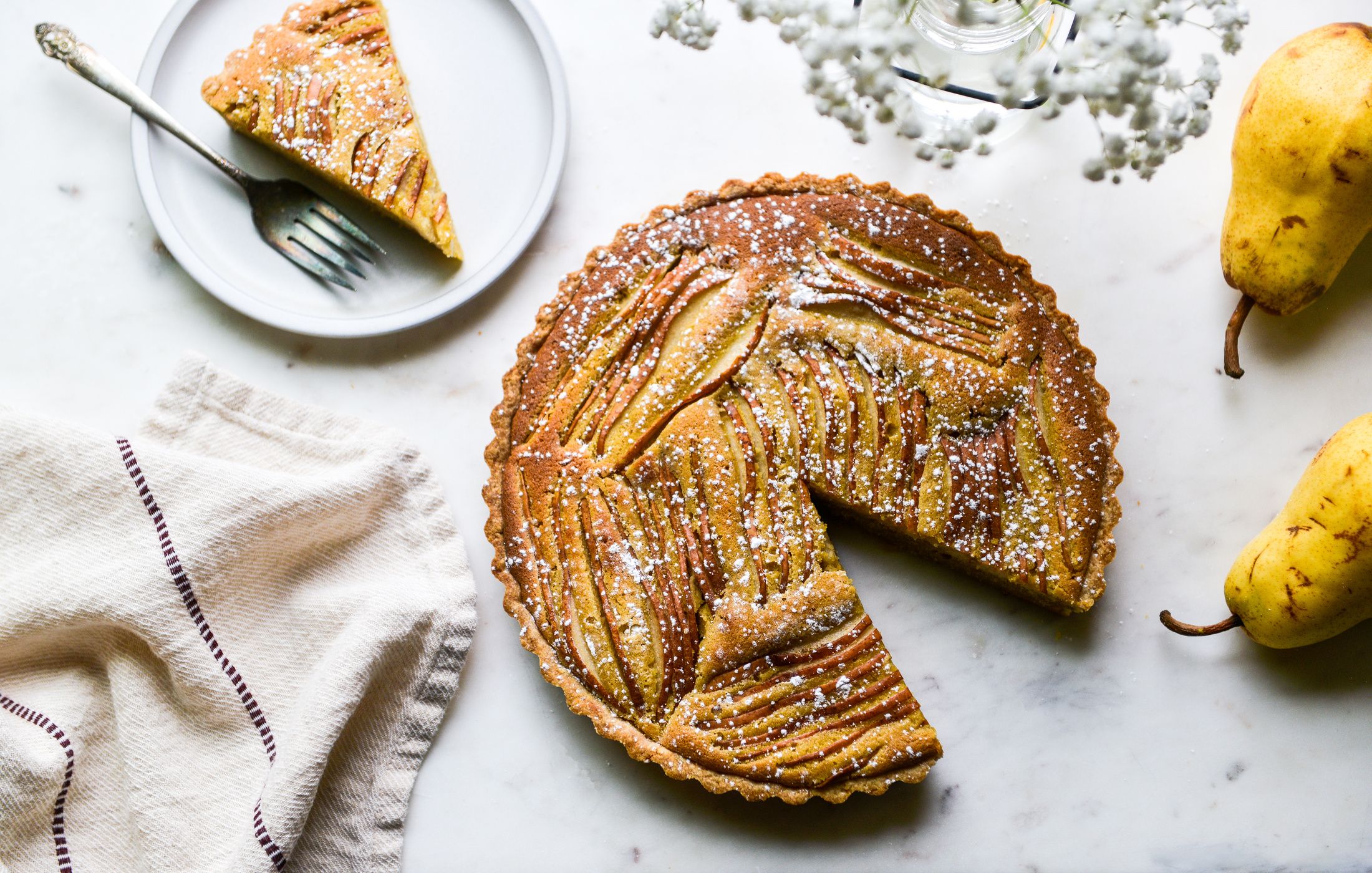 PEAR FRANGIPANE TART GRAIN-FREE GLUTEN-FREE-1