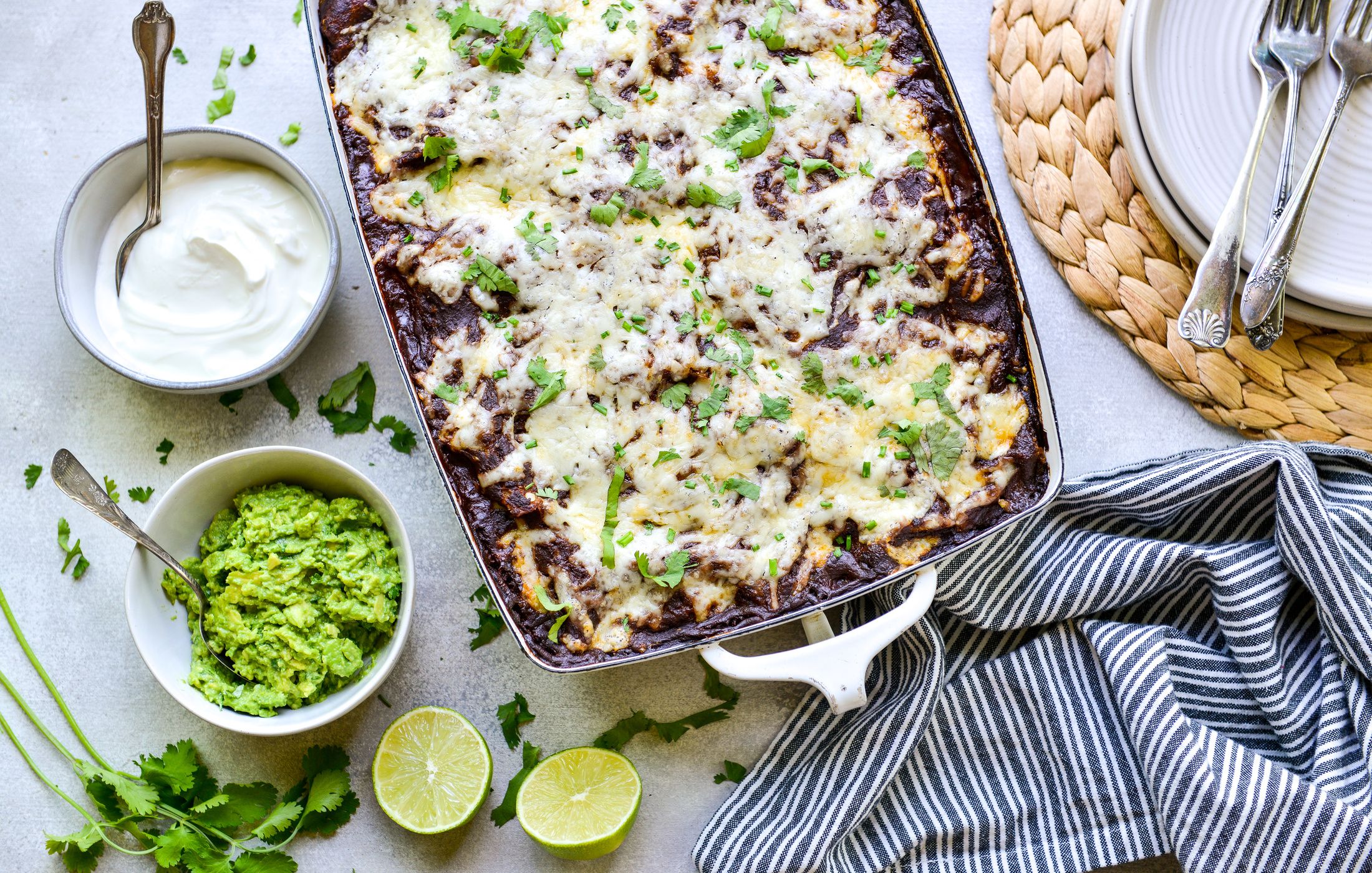 PINTO BEAN AND KALE ENCHILADAS-4