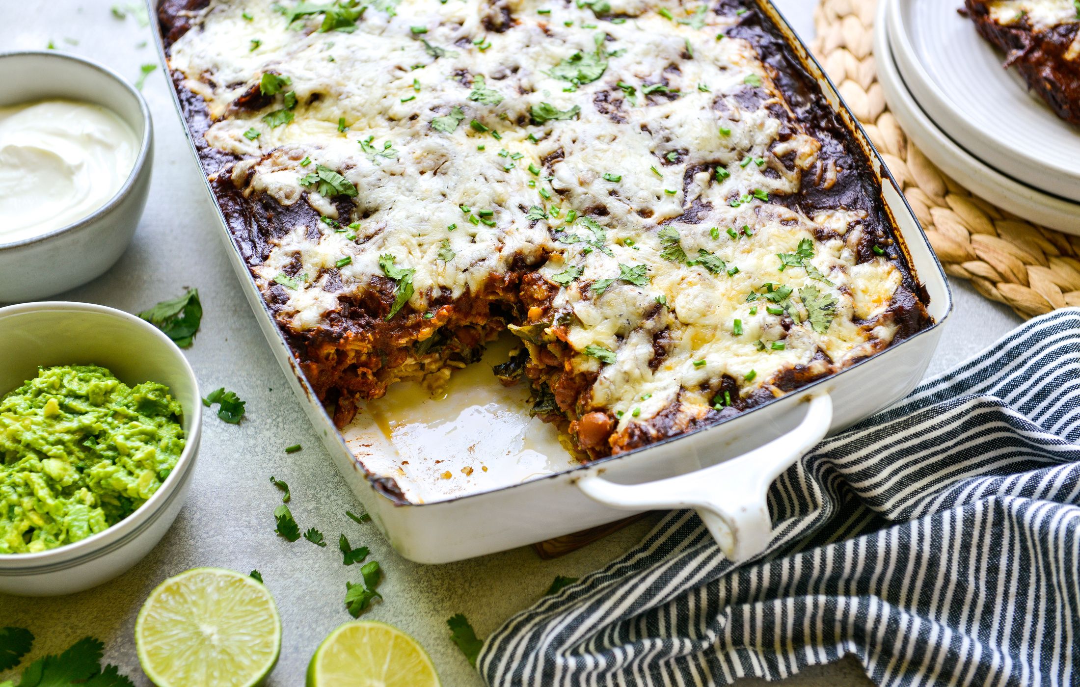 PINTO BEAN AND KALE ENCHILADAS-5