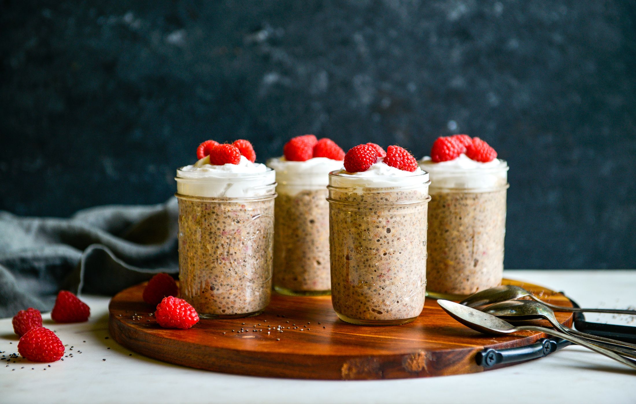 RASPBERRY ALMOND OVERNIGHT CHIA-OATMEAL-1