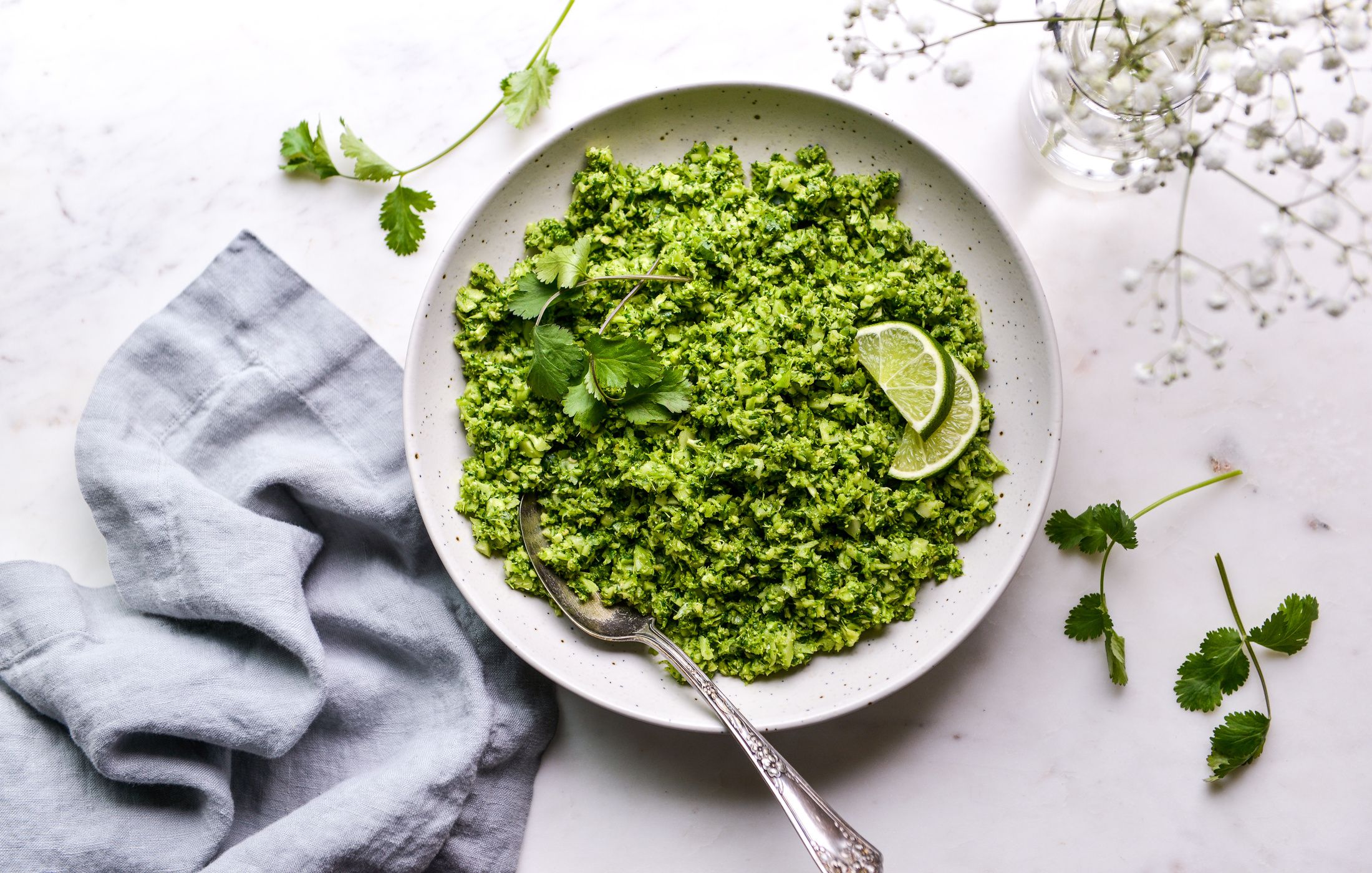 RAW CILANTRO-LIME BROCCOLI SALAD-1