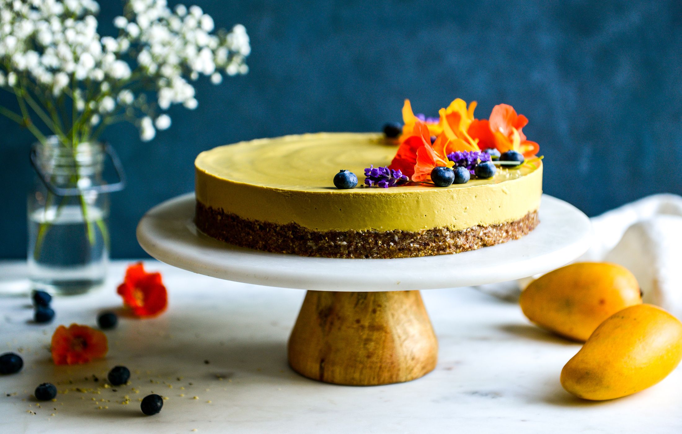 RAW MANGO-ORANGE CHEESECAKE-2