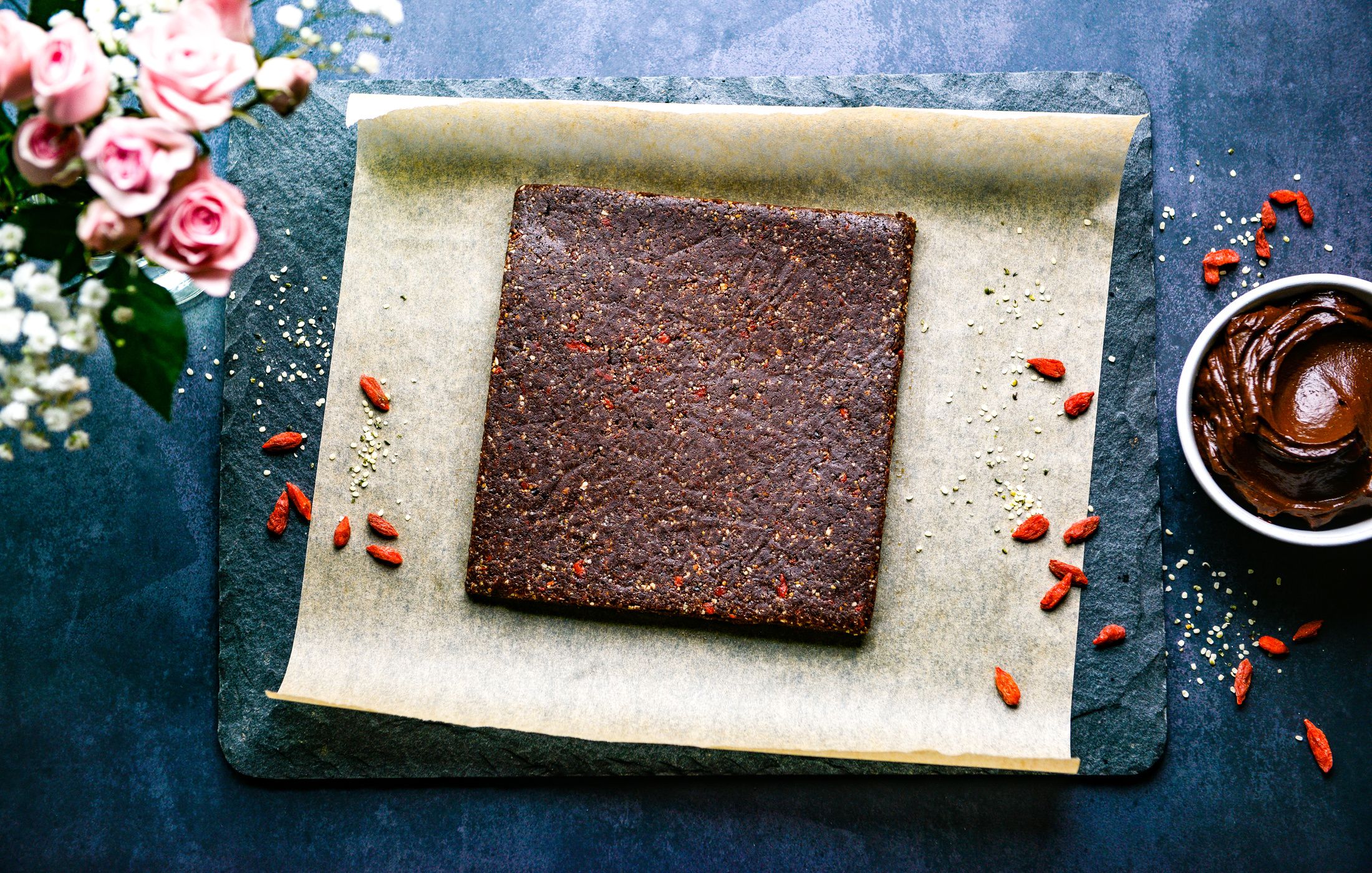 RAW SUPERFOOD BROWNIES WITH AVOCADO FROSTING-3