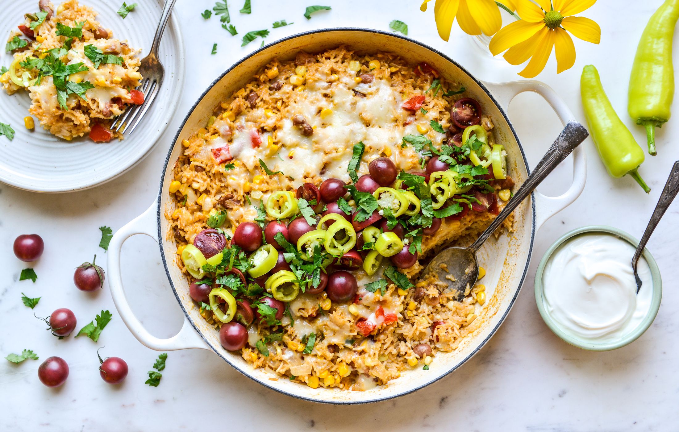 RICE CORN BEAN STOVETOP CASSEROLE-2