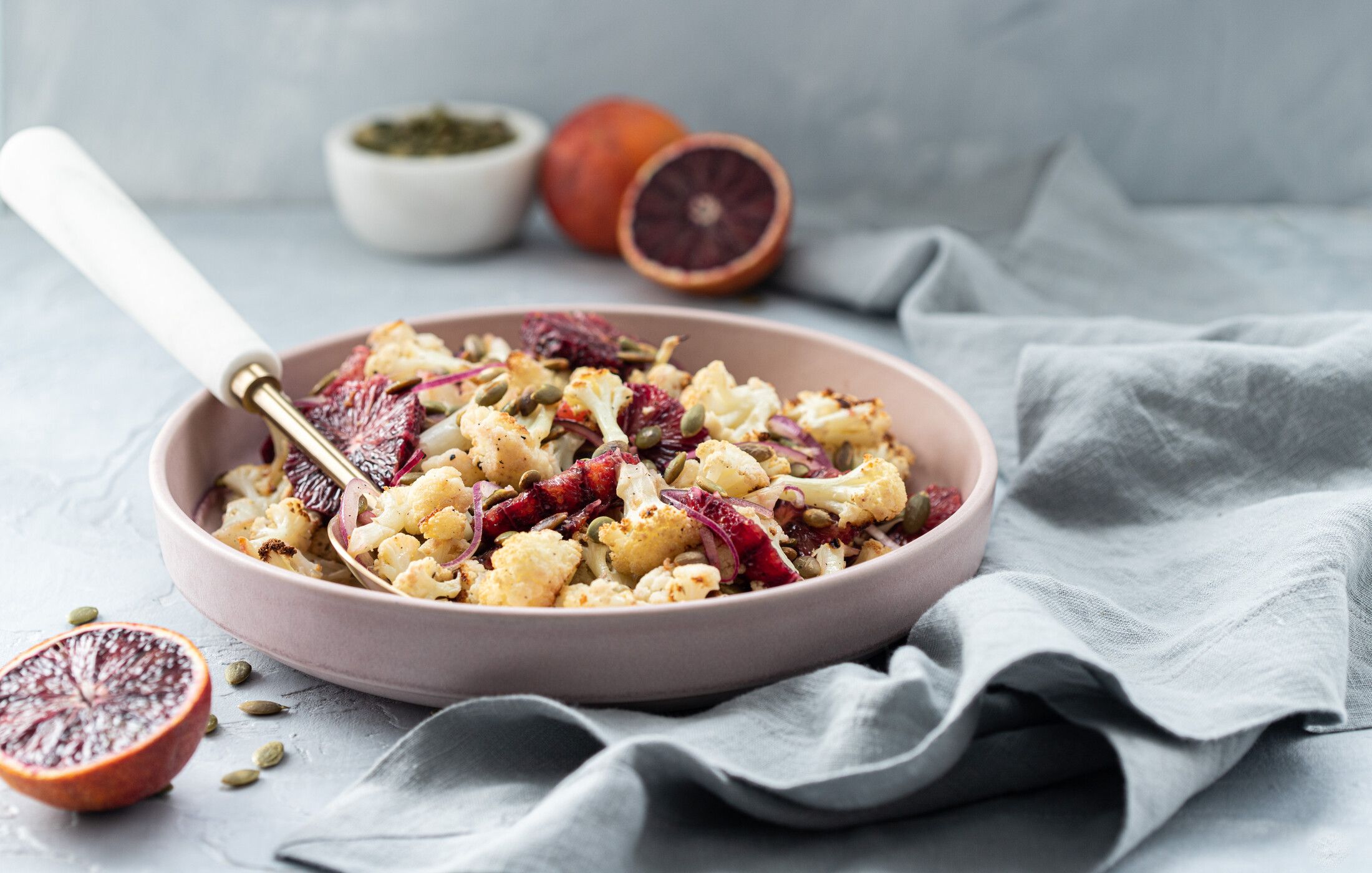 Roasted Cauliflower and Blood Orange Salad-2