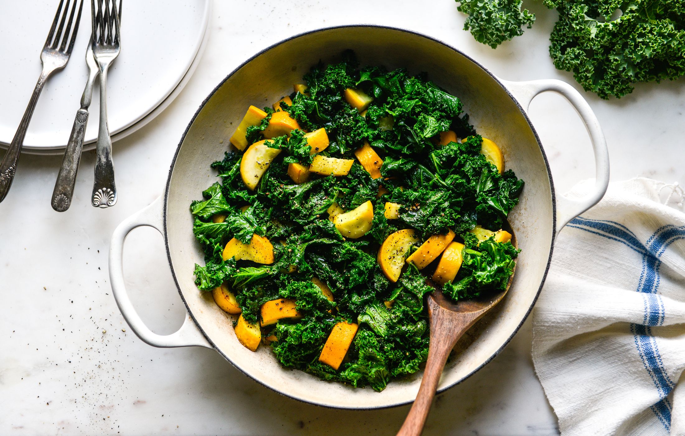 SAUTÉED SUMMER SQUASH AND KALE-1