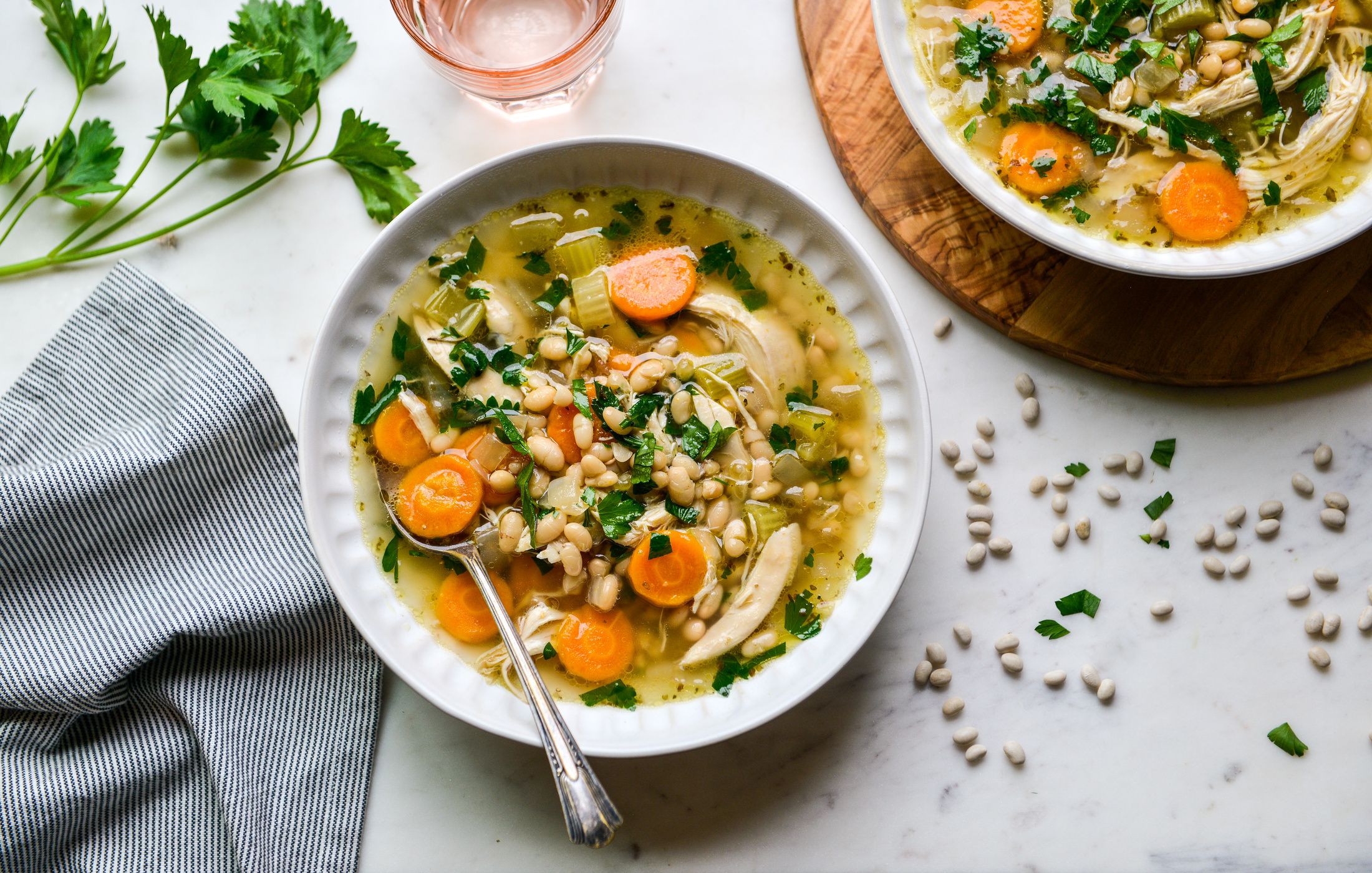 SLOW COOKER CHICKEN AND NAVY BEAN SOUP-1